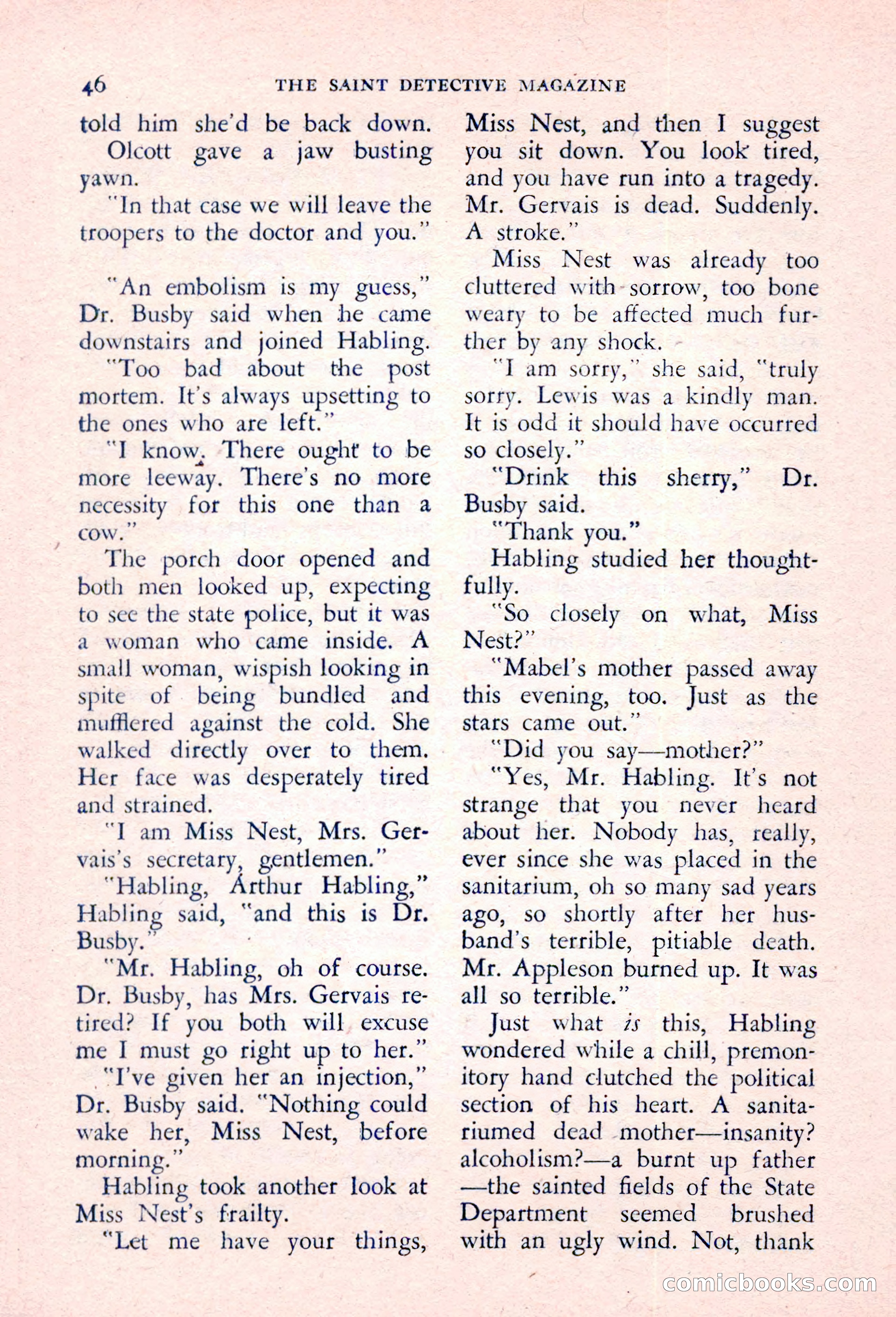The Saint Detective Magazine, March 1957 — page 48 of 132