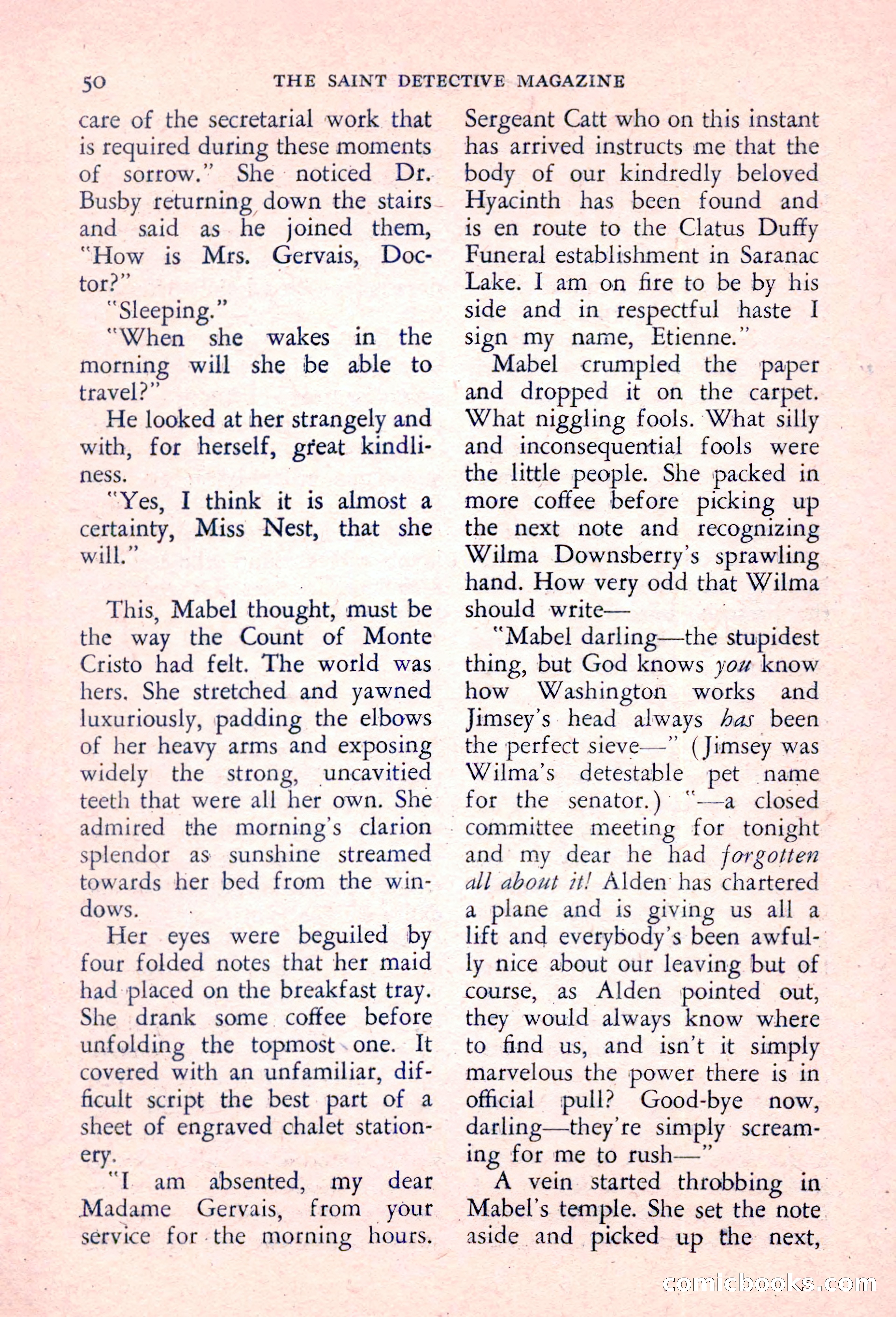 The Saint Detective Magazine, March 1957 — page 52 of 132