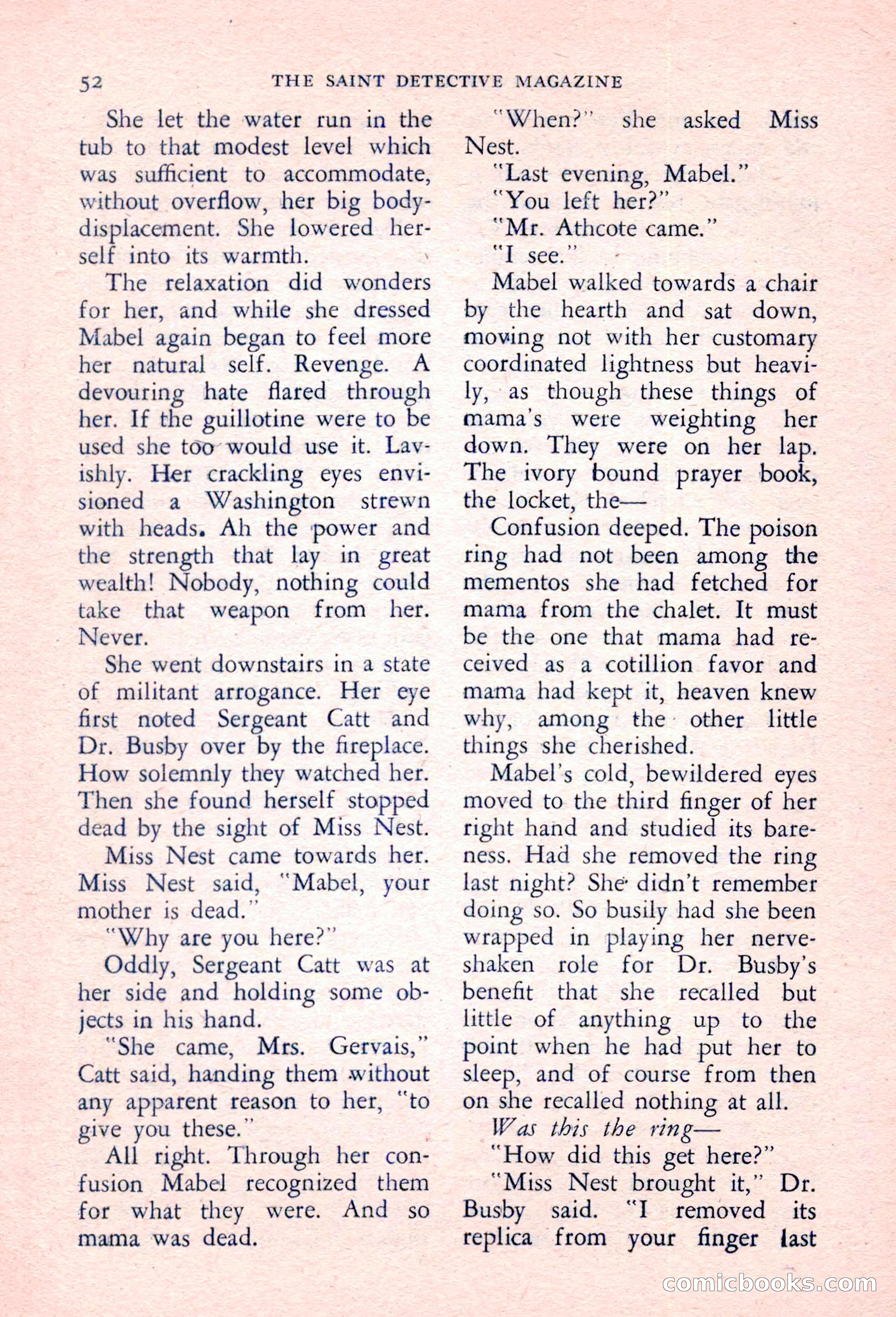 The Saint Detective Magazine, March 1957 — page 54 of 132