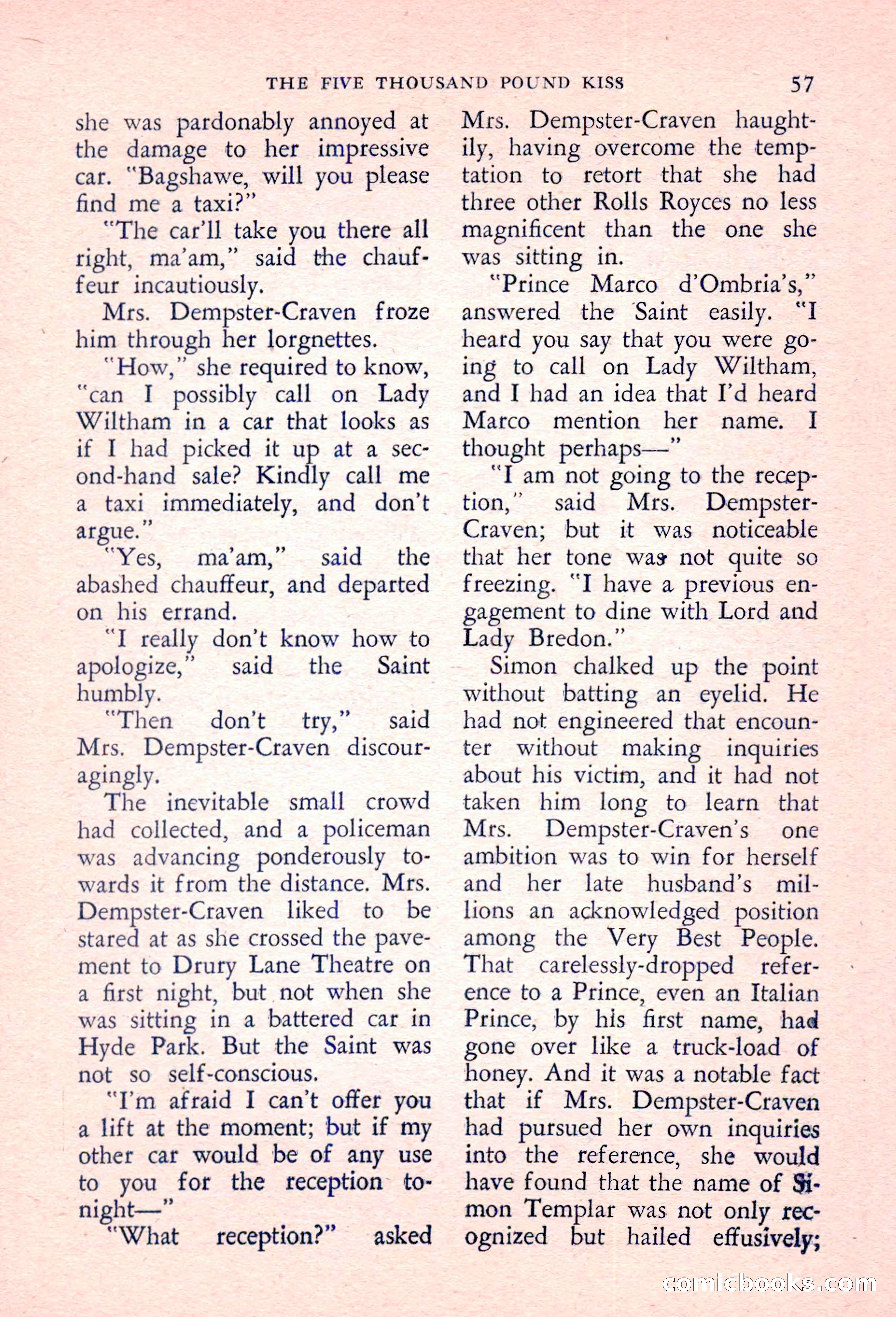 The Saint Detective Magazine, March 1957 — page 59 of 132