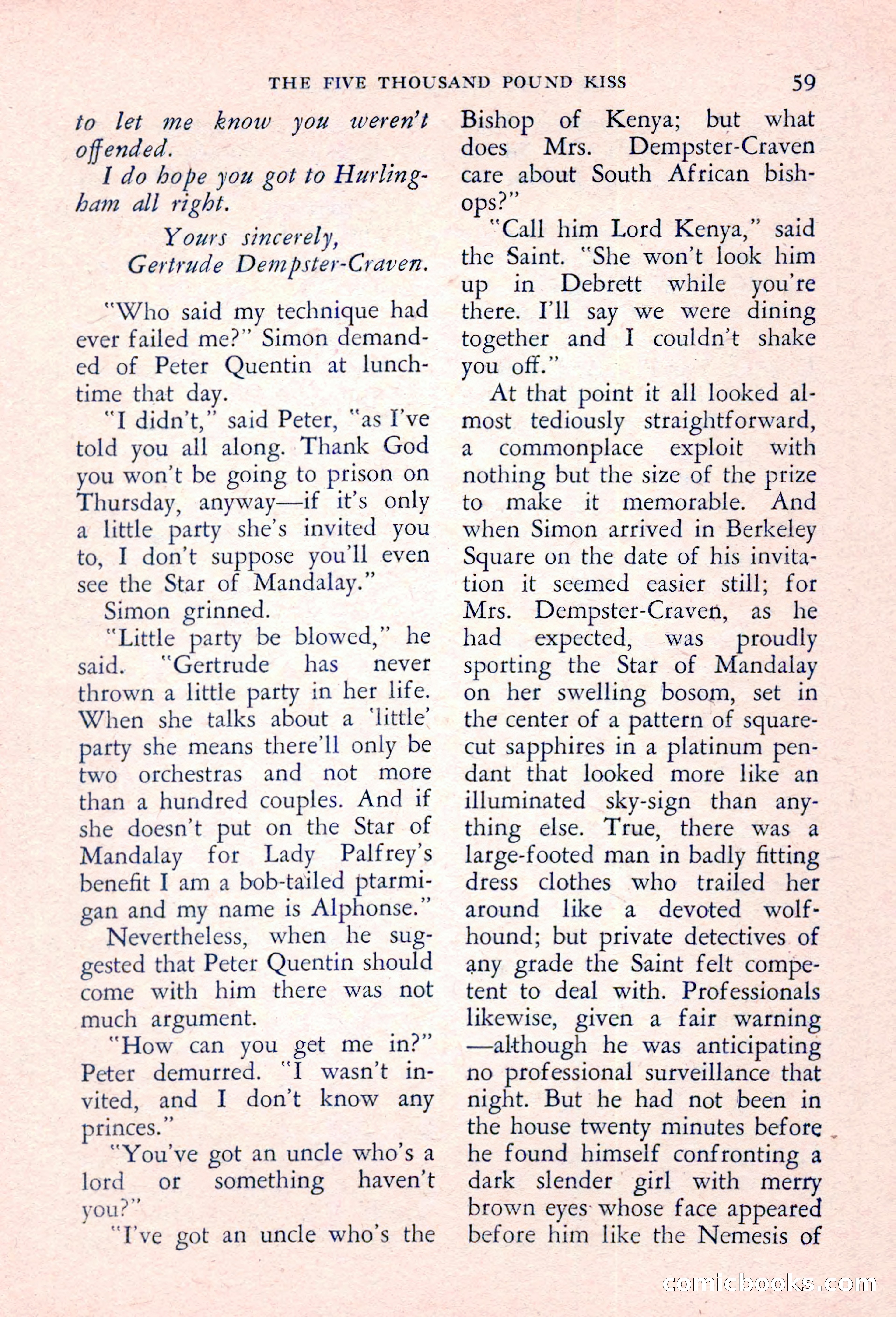 The Saint Detective Magazine, March 1957 — page 61 of 132