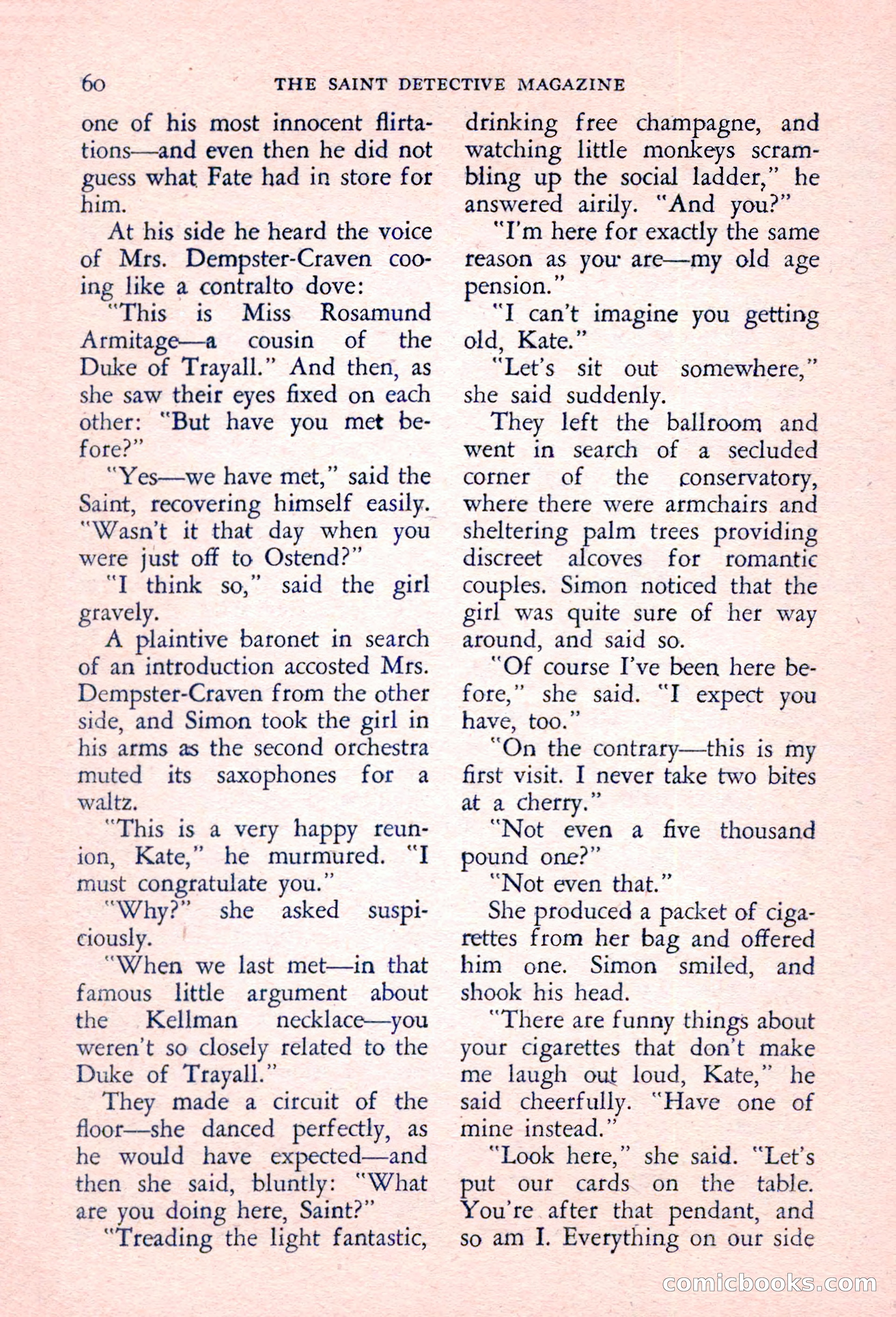 The Saint Detective Magazine, March 1957 — page 62 of 132