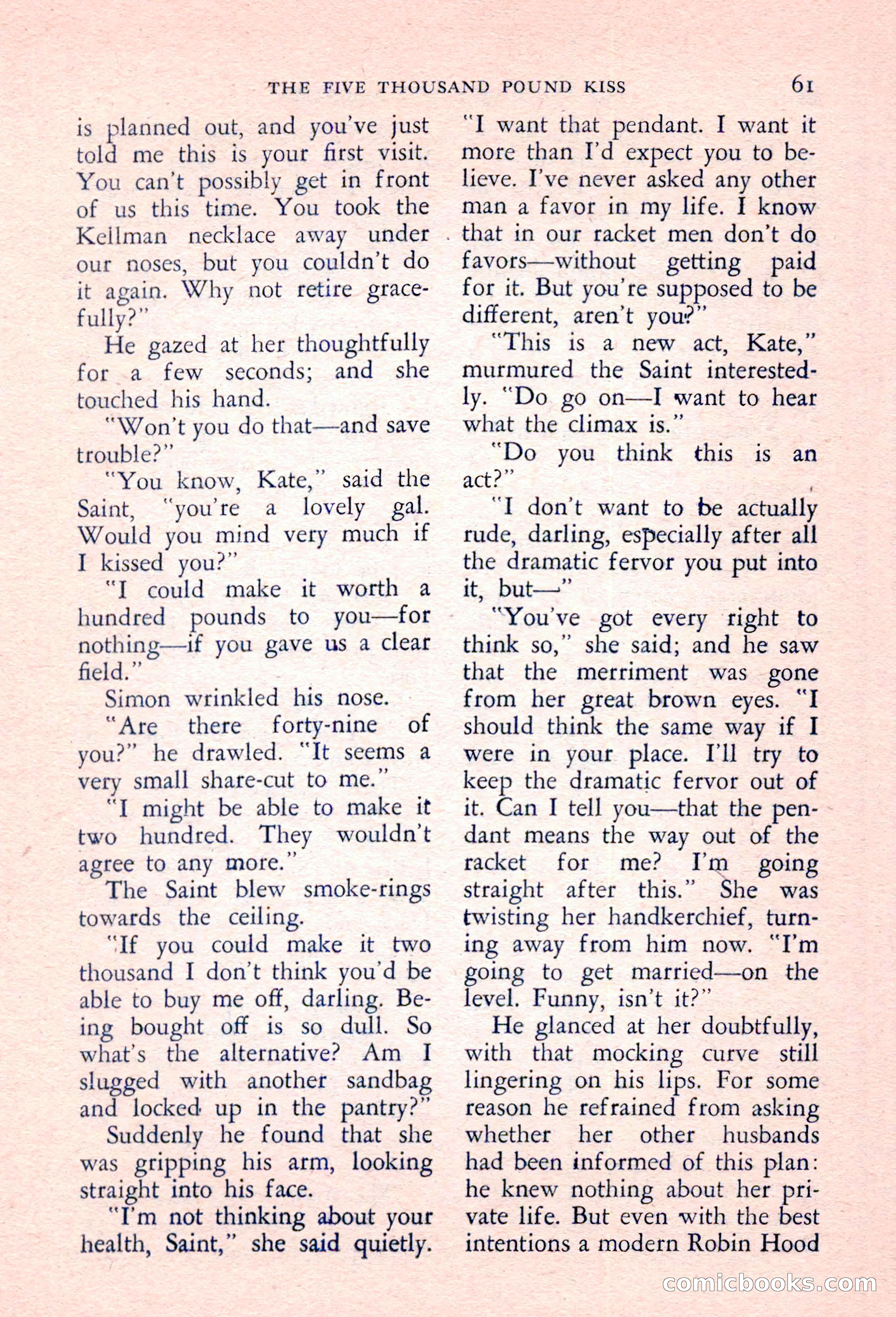 The Saint Detective Magazine, March 1957 — page 63 of 132