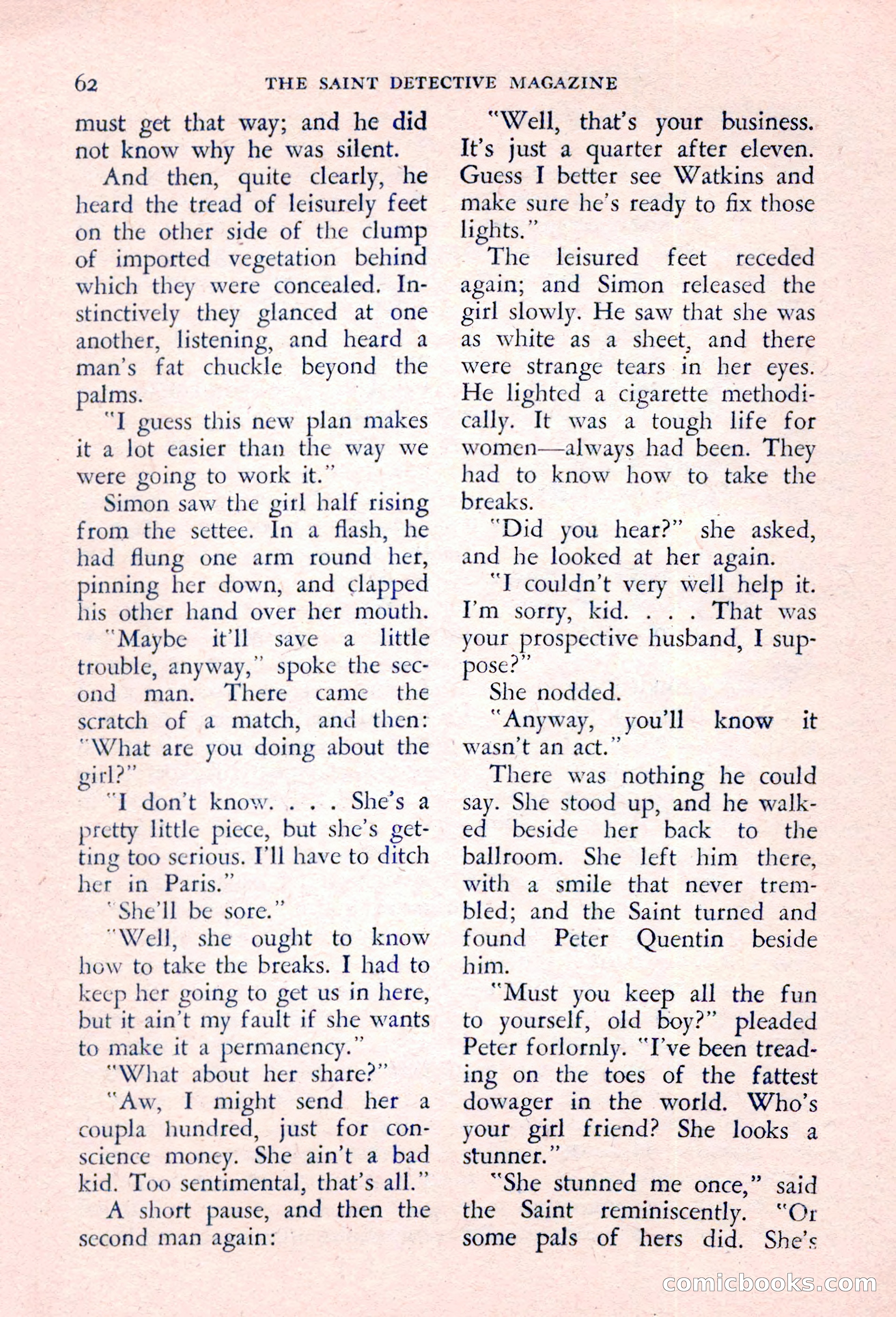 The Saint Detective Magazine, March 1957 — page 64 of 132