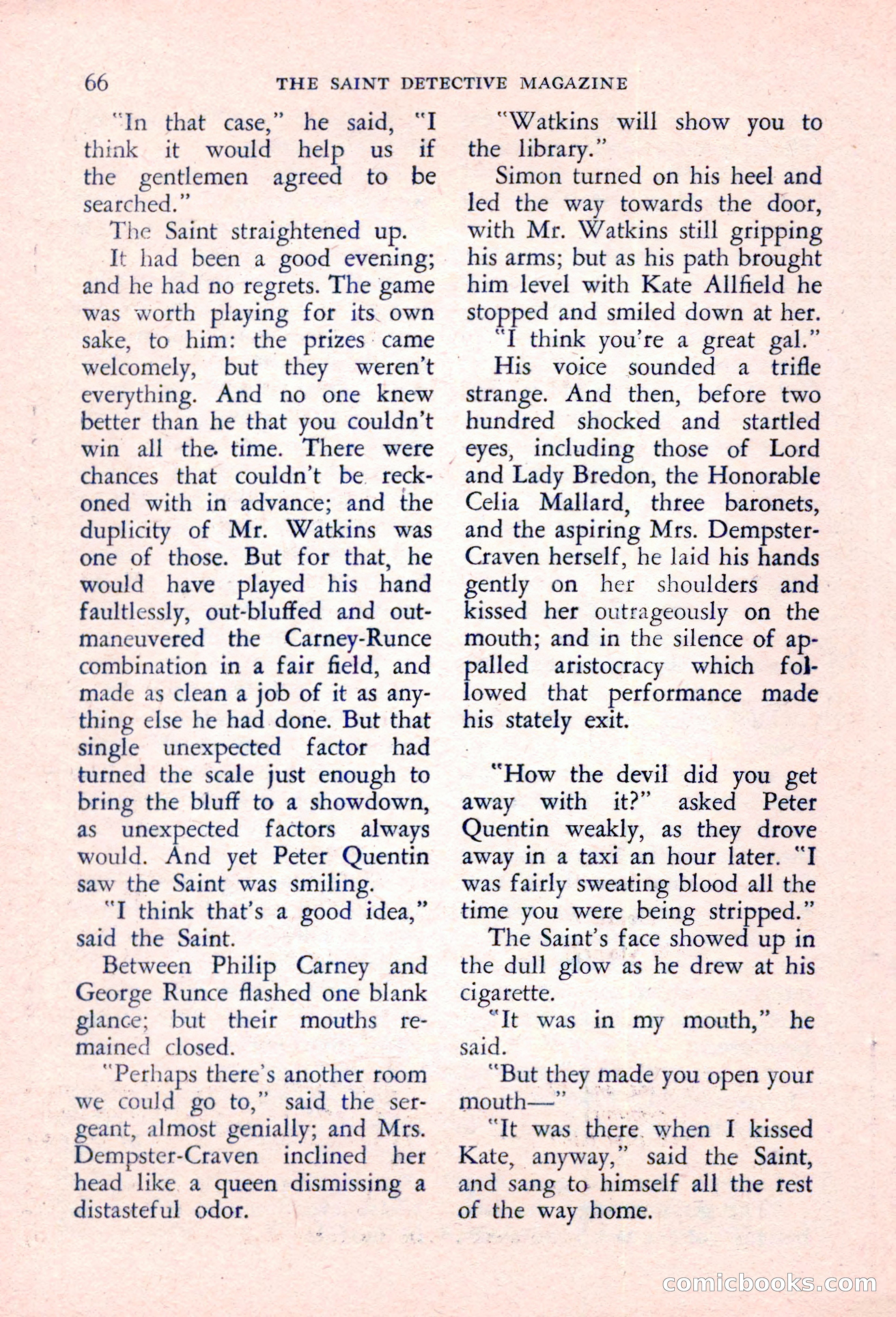 The Saint Detective Magazine, March 1957 — page 68 of 132