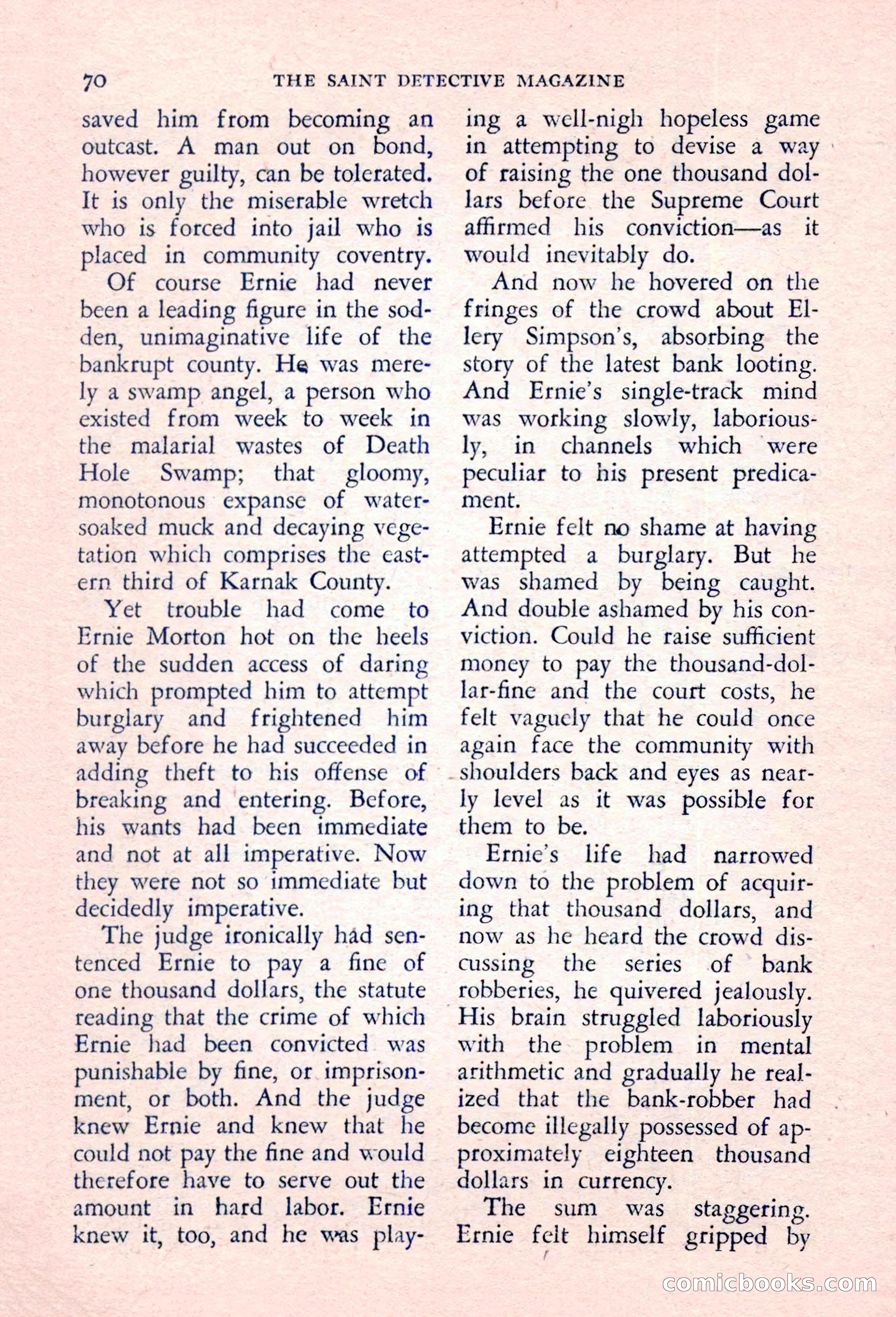The Saint Detective Magazine, March 1957 — page 72 of 132