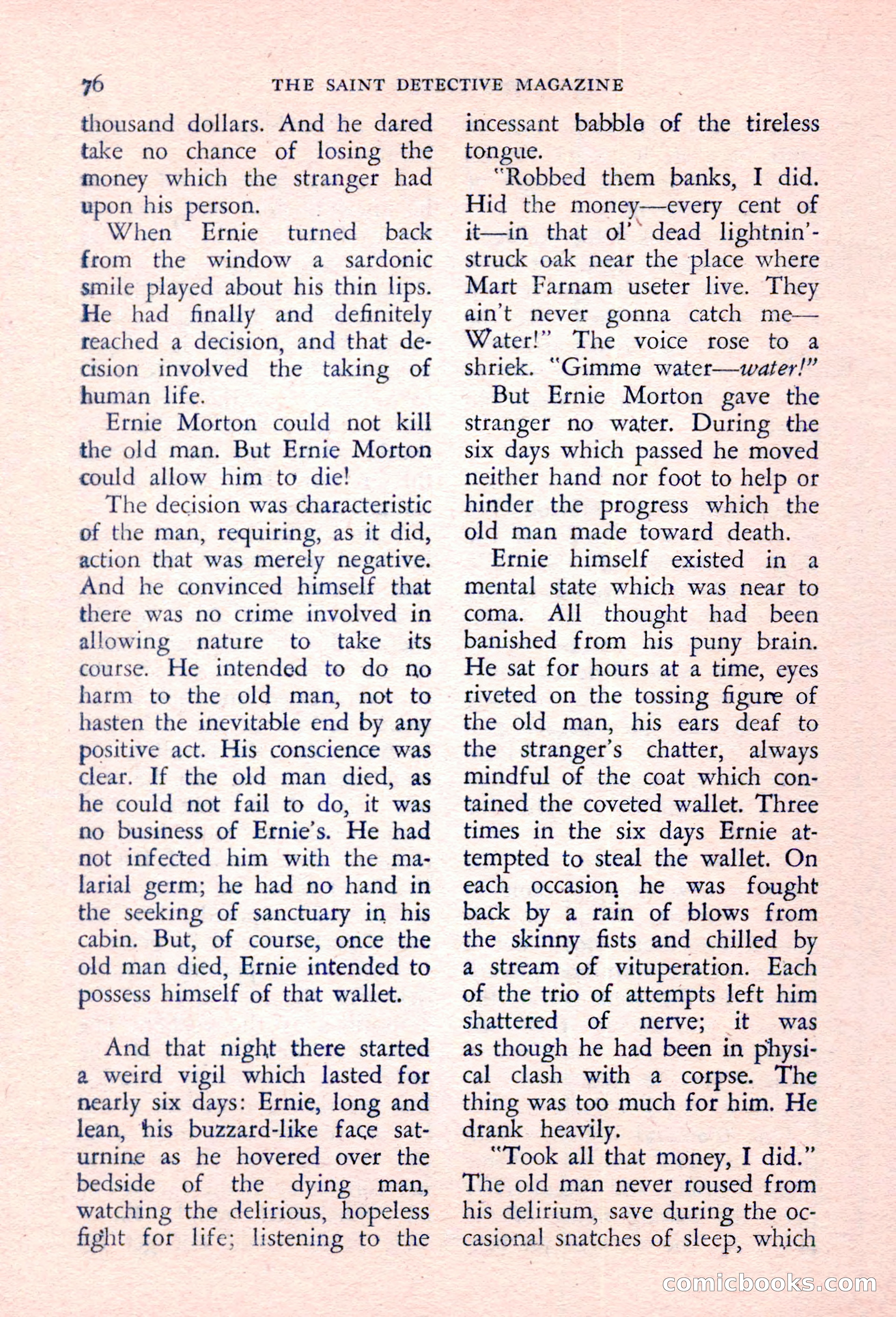 The Saint Detective Magazine, March 1957 — page 78 of 132