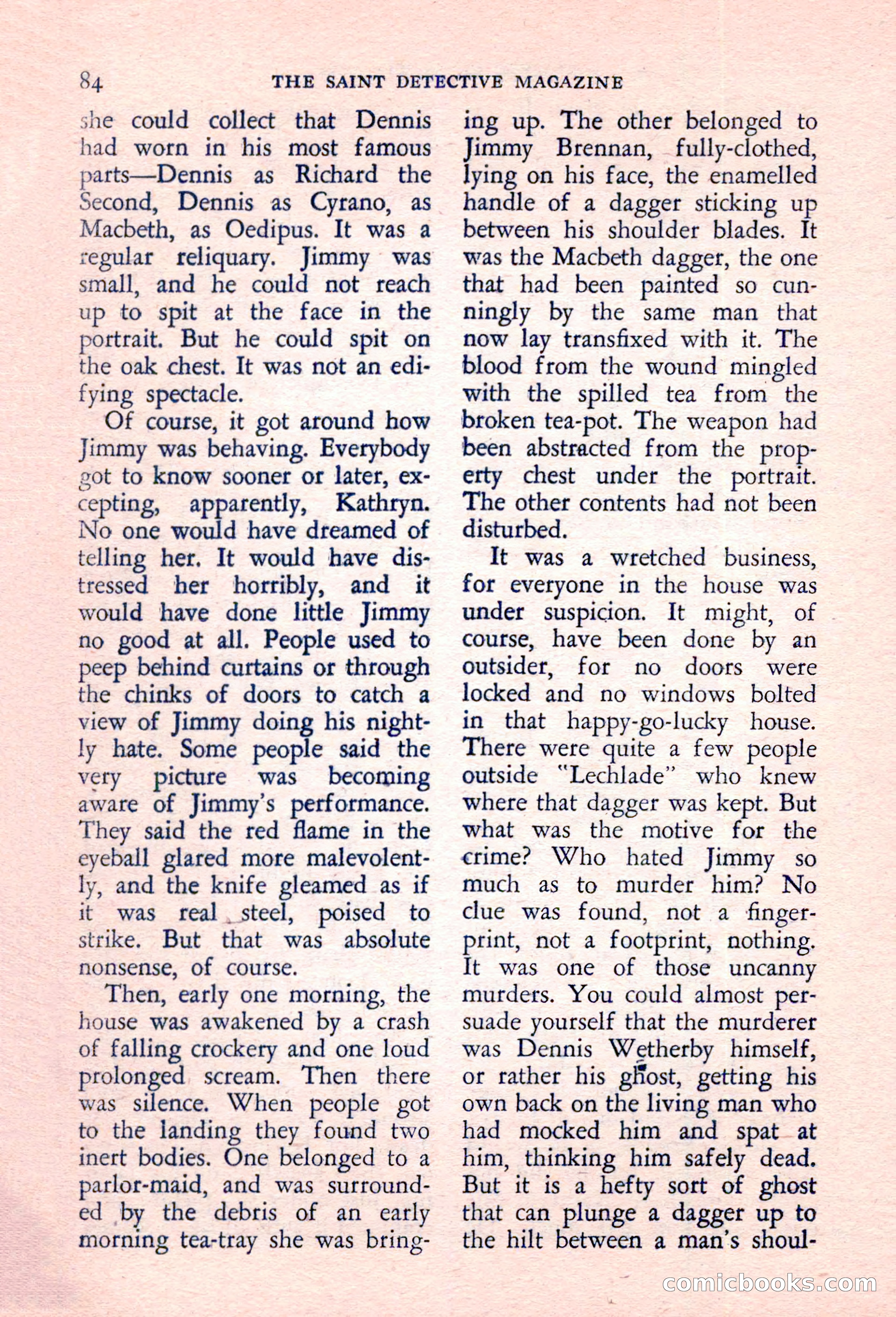 The Saint Detective Magazine, March 1957 — page 86 of 132