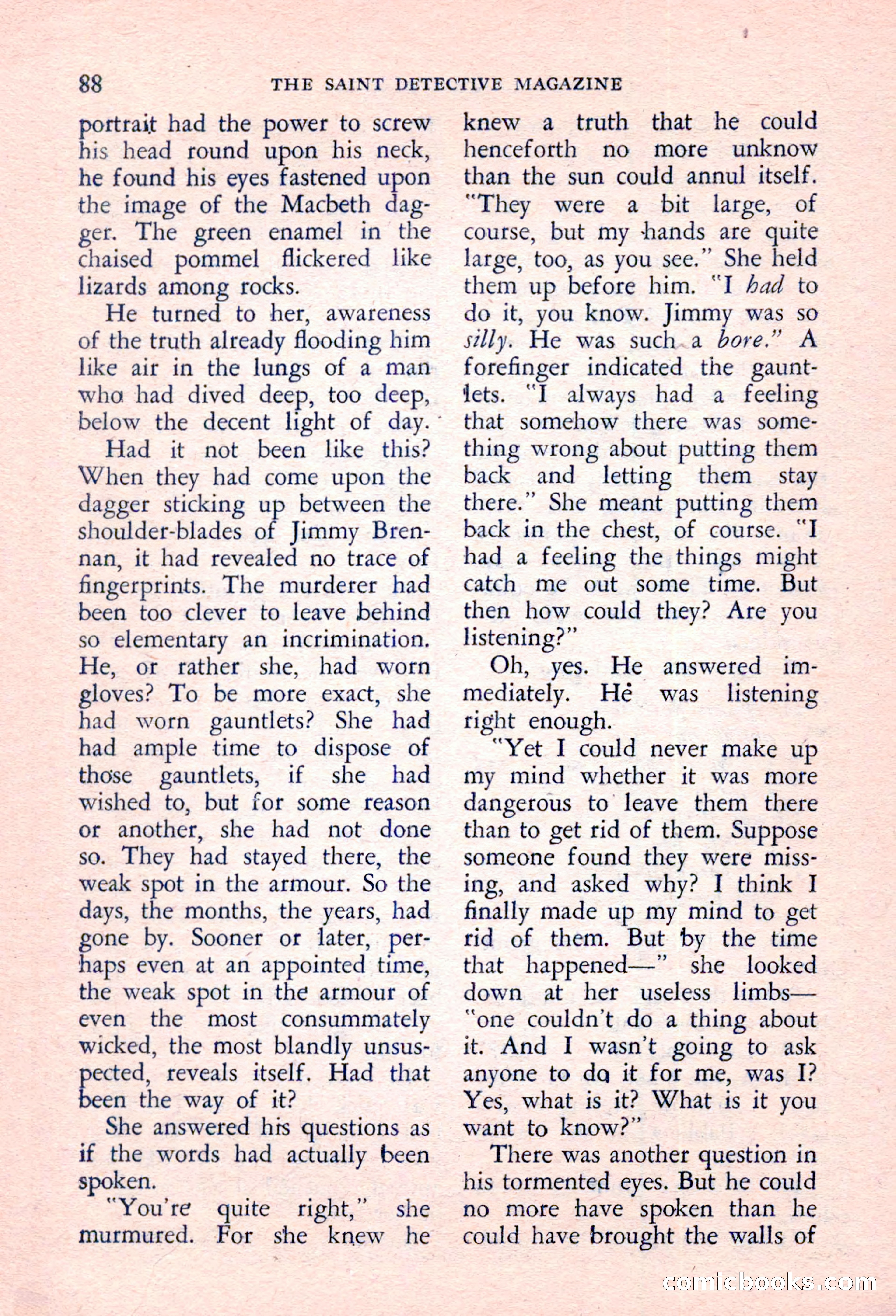 The Saint Detective Magazine, March 1957 — page 90 of 132