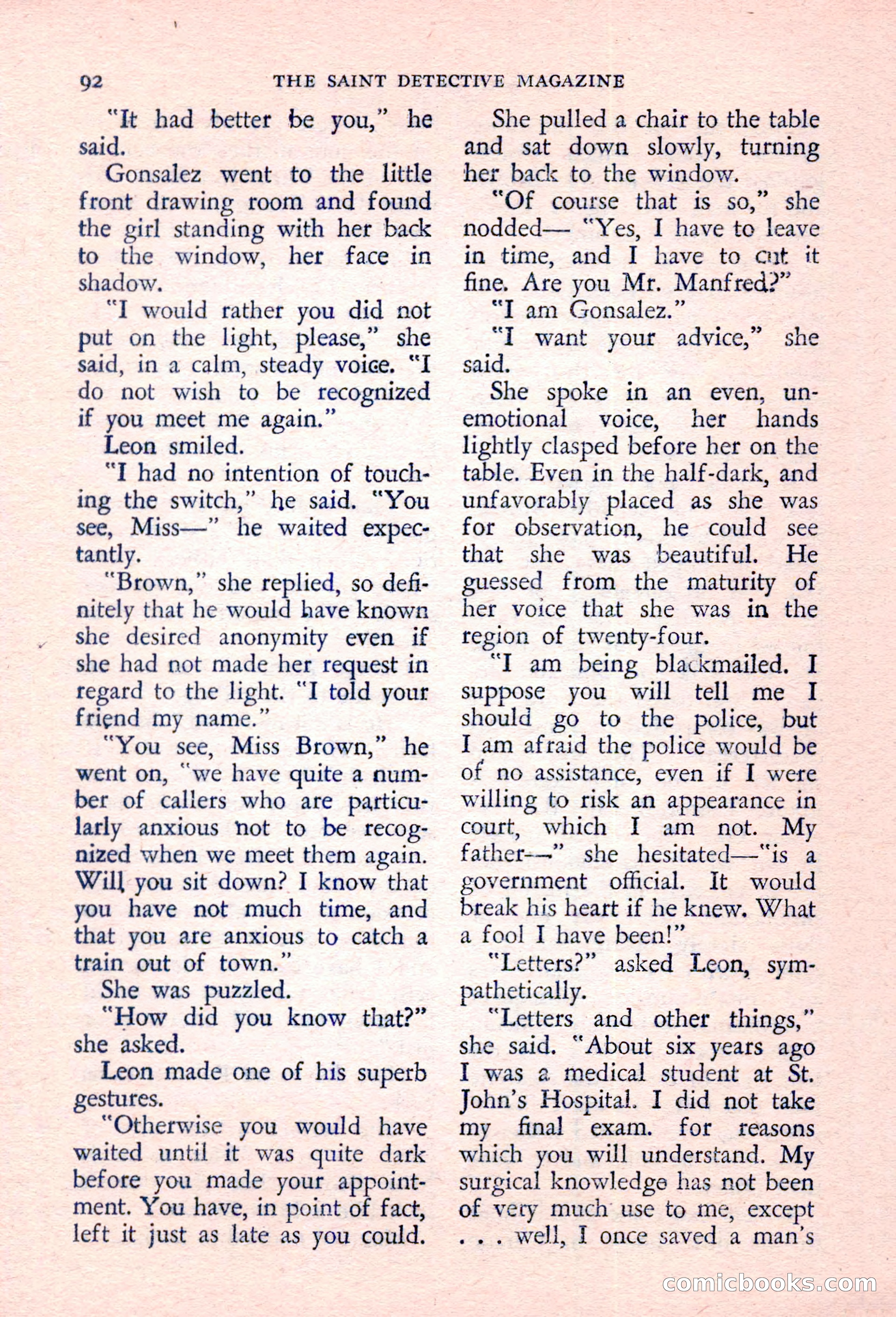The Saint Detective Magazine, March 1957 — page 94 of 132