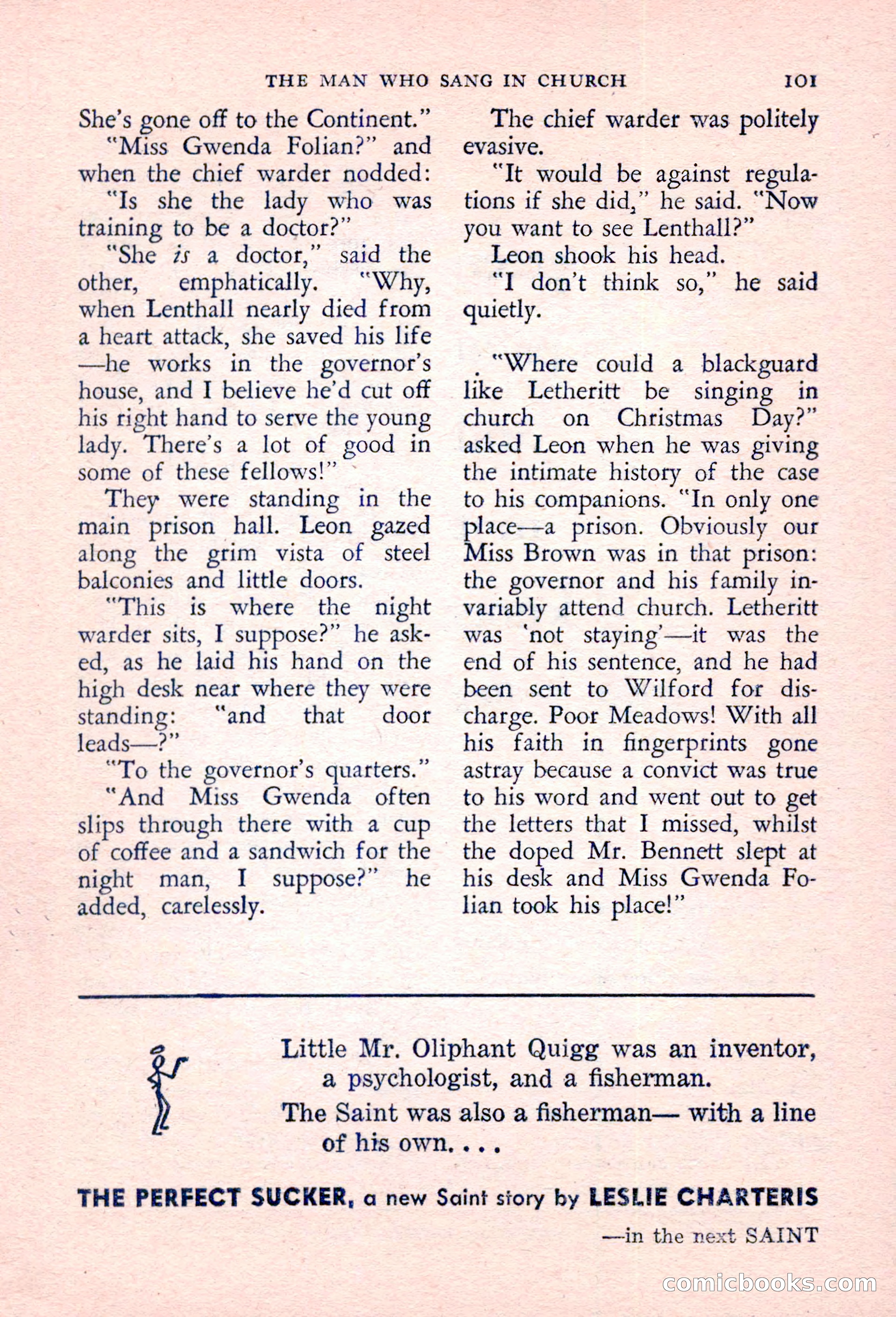 The Saint Detective Magazine, March 1957 — page 103 of 132