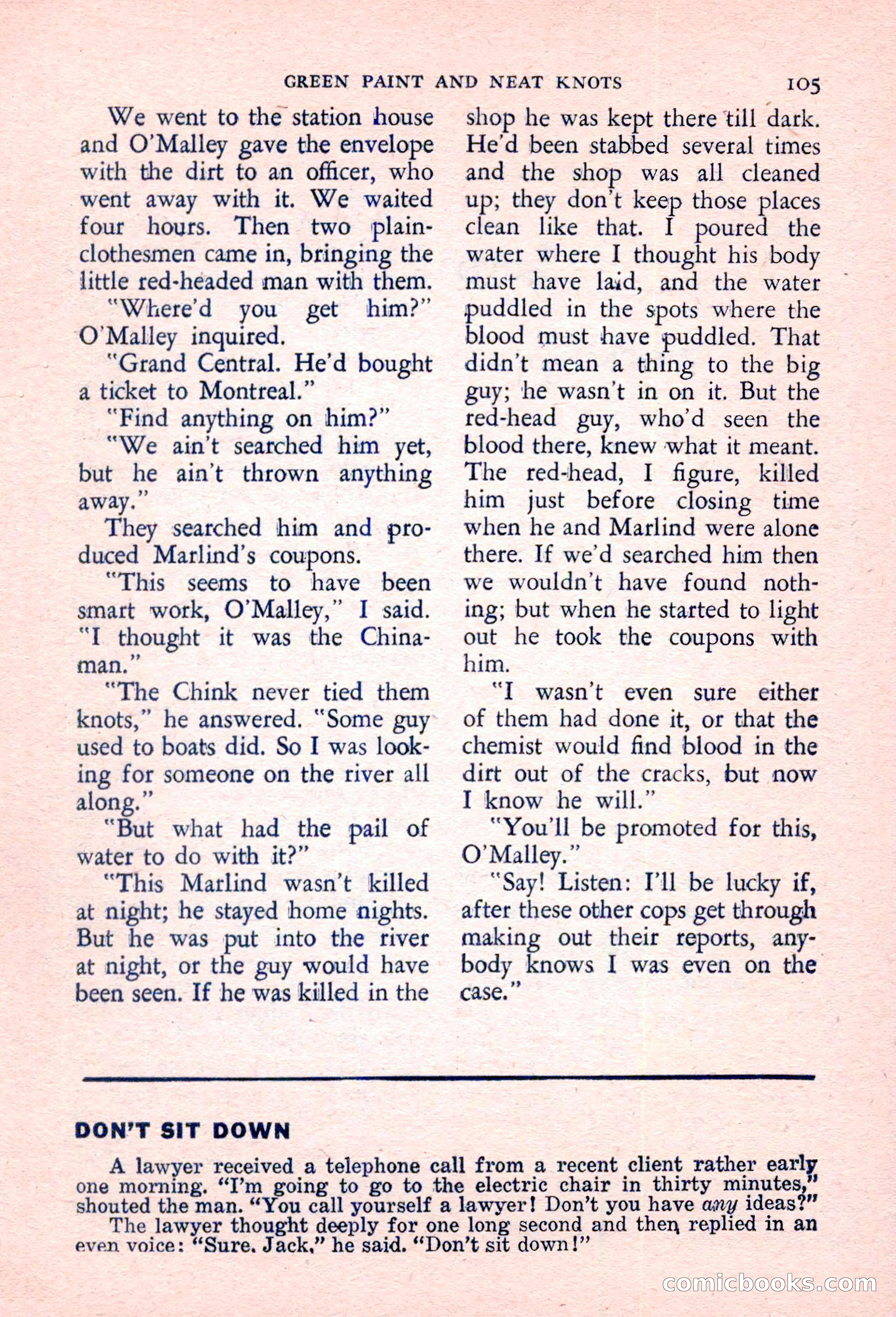 The Saint Detective Magazine, March 1957 — page 107 of 132