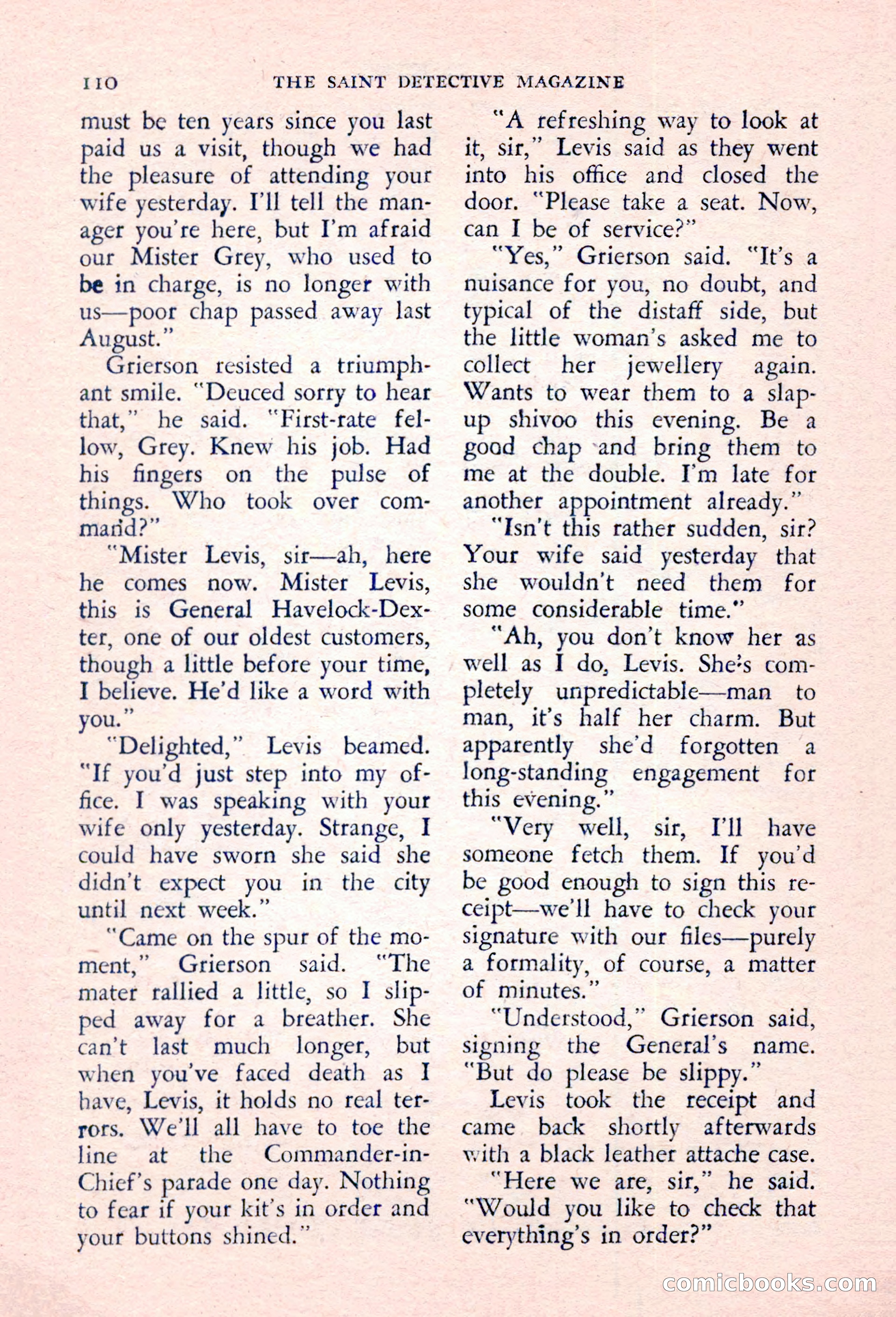 The Saint Detective Magazine, March 1957 — page 112 of 132