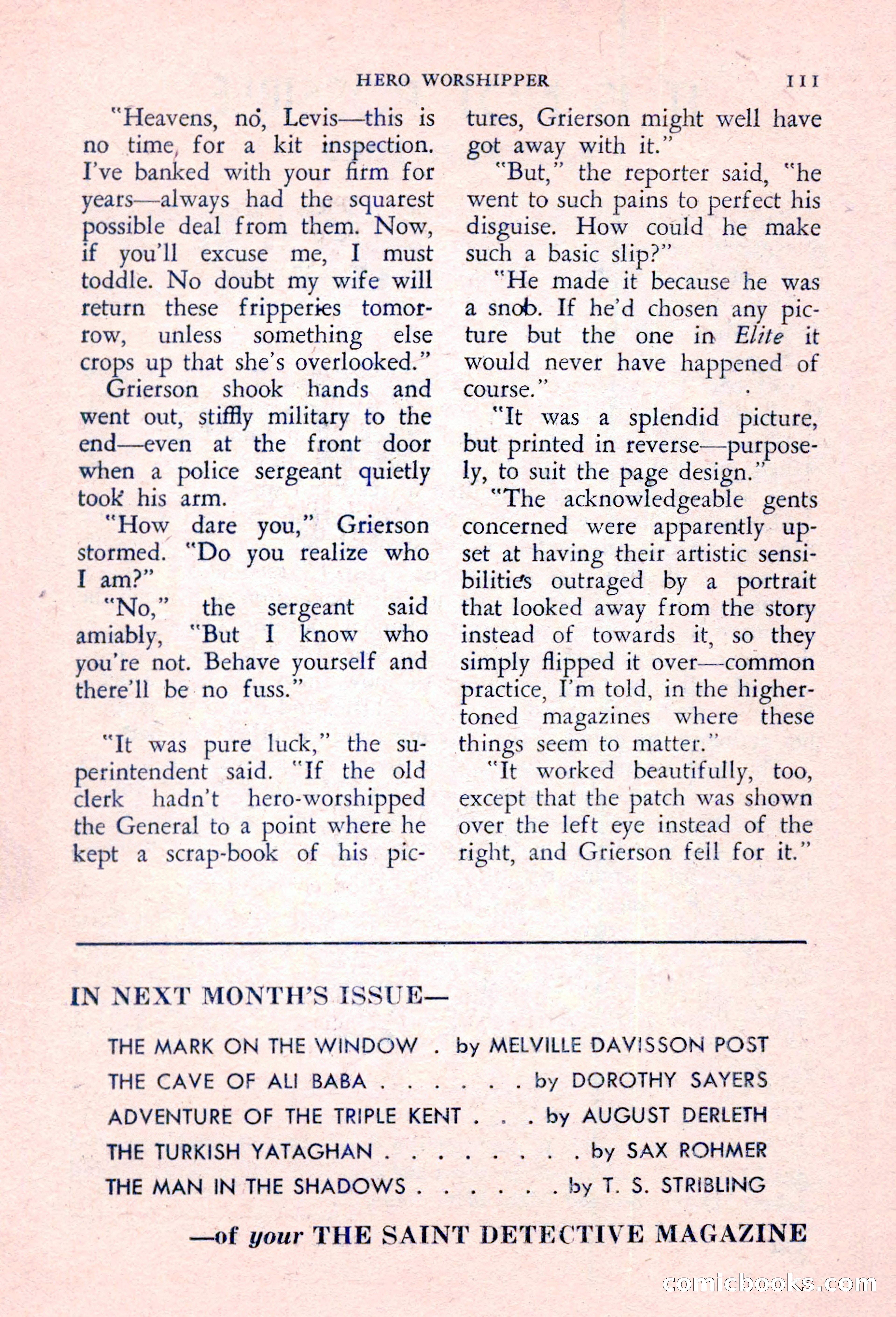 The Saint Detective Magazine, March 1957 — page 113 of 132