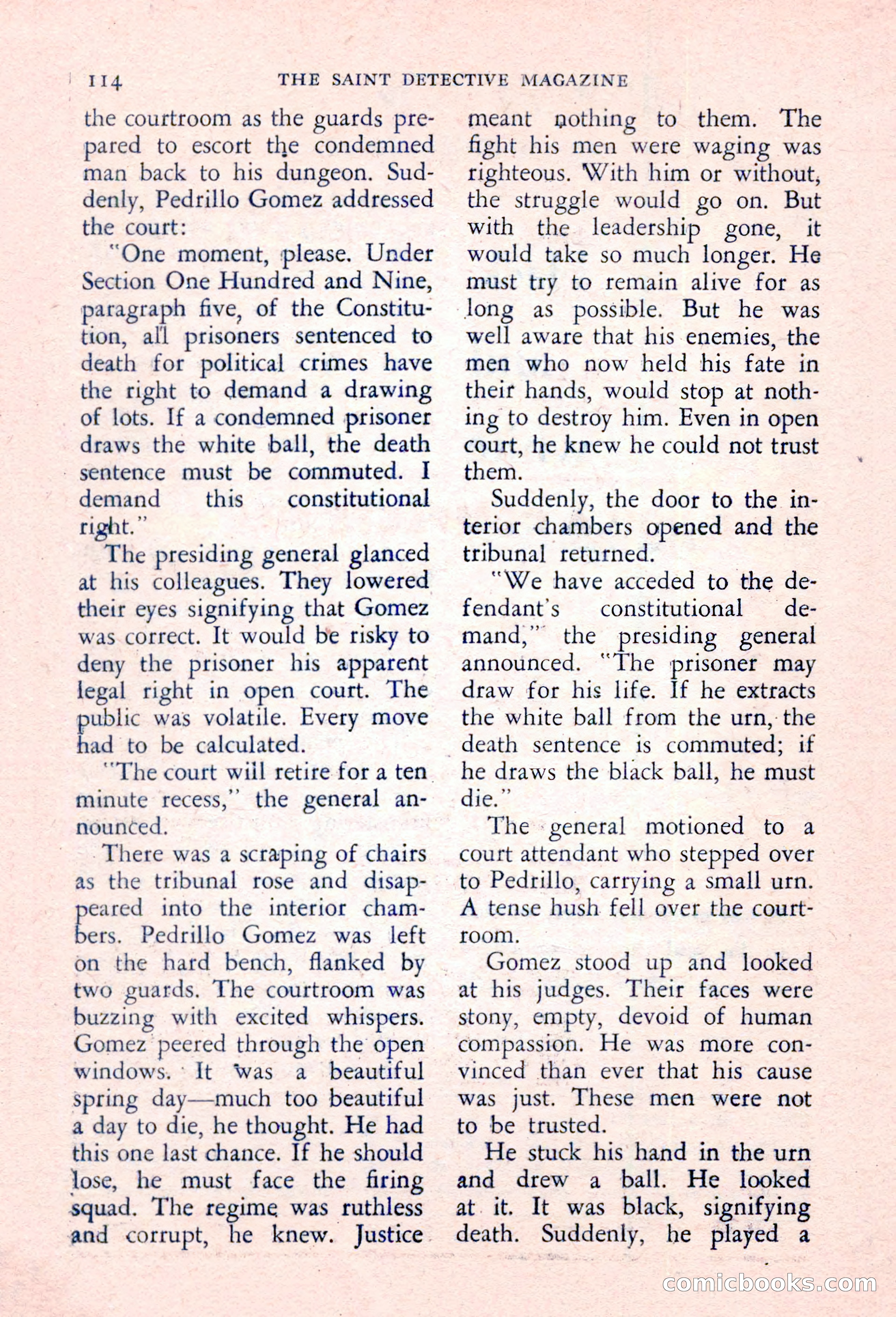 The Saint Detective Magazine, March 1957 — page 116 of 132