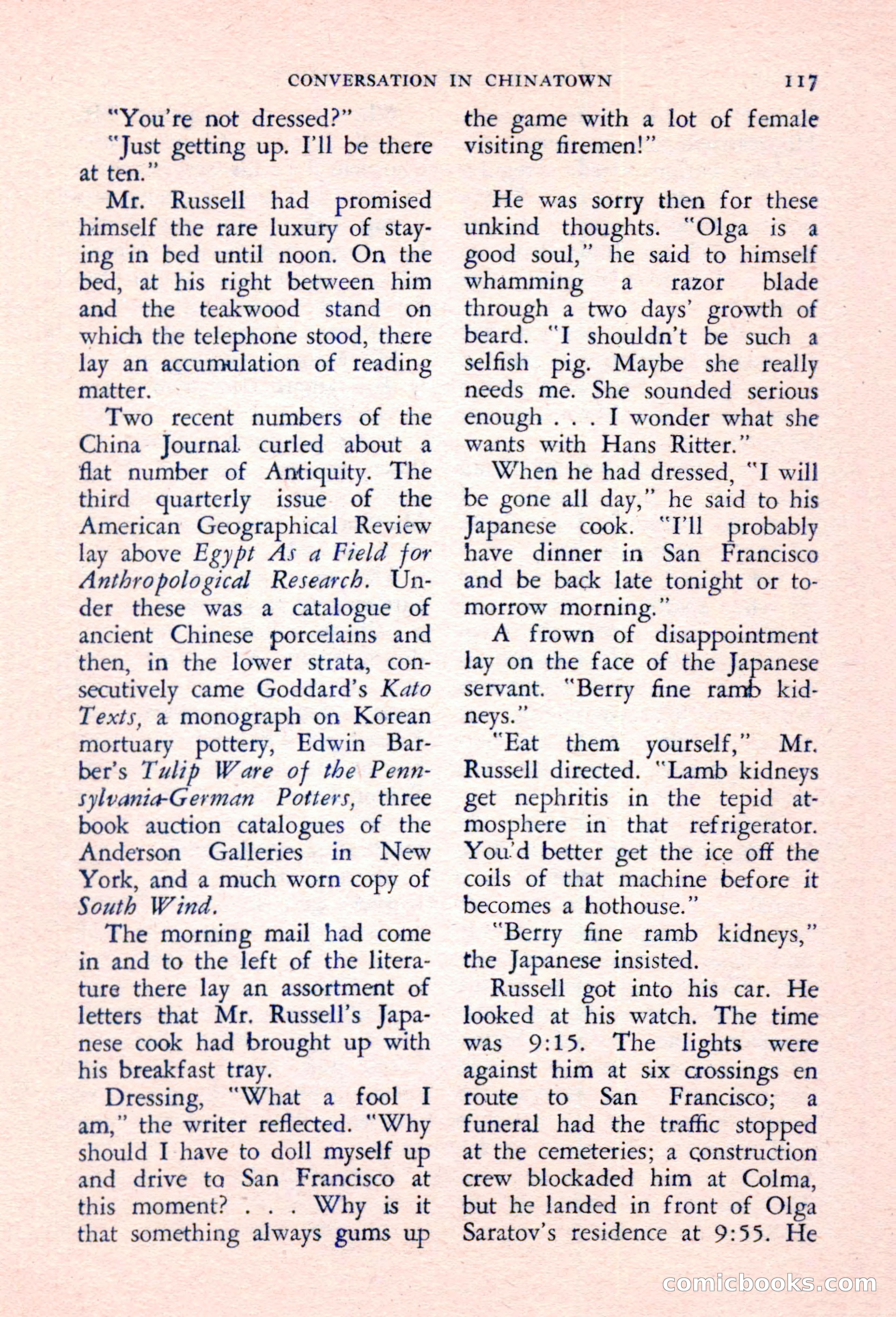The Saint Detective Magazine, March 1957 — page 119 of 132