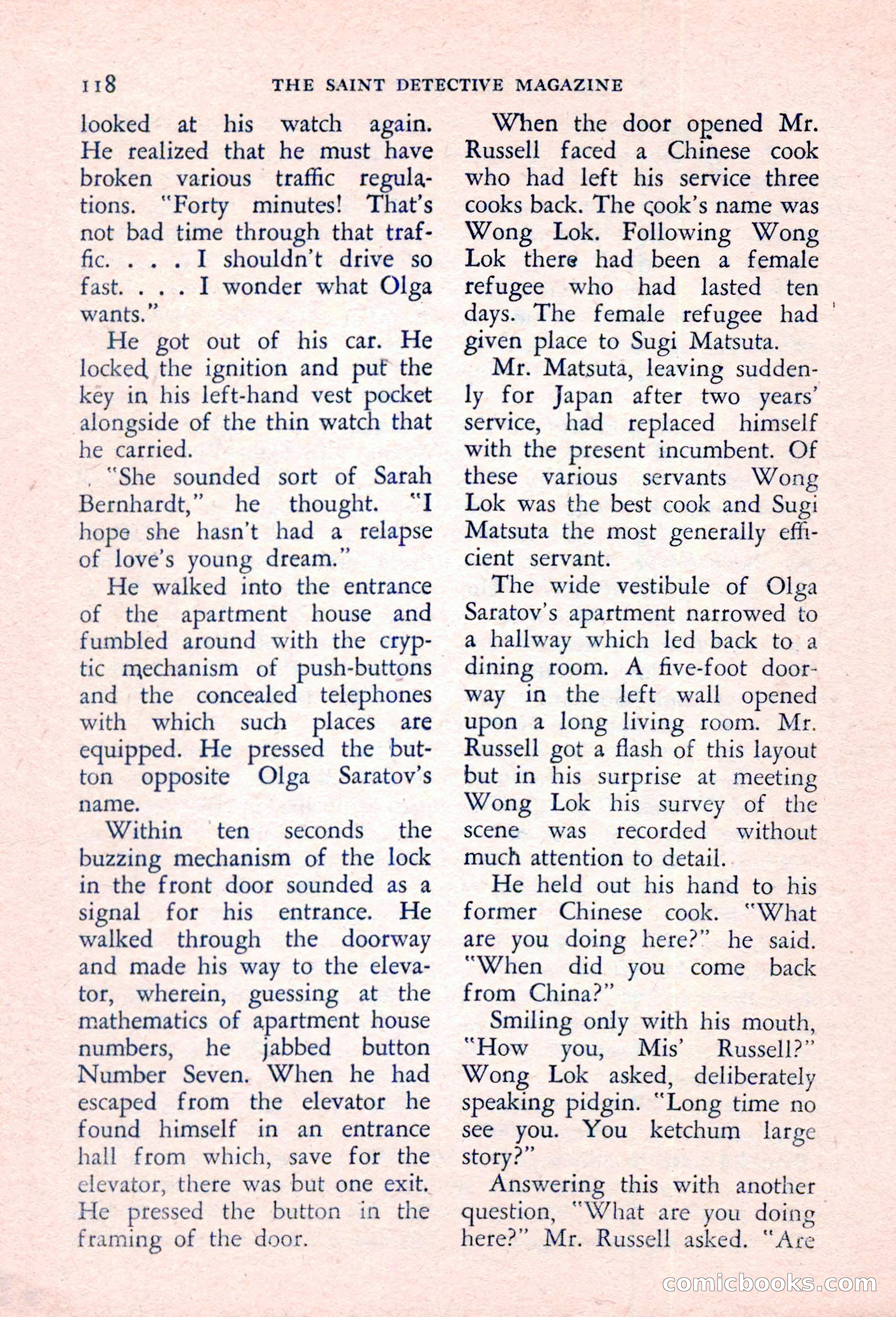 The Saint Detective Magazine, March 1957 — page 120 of 132