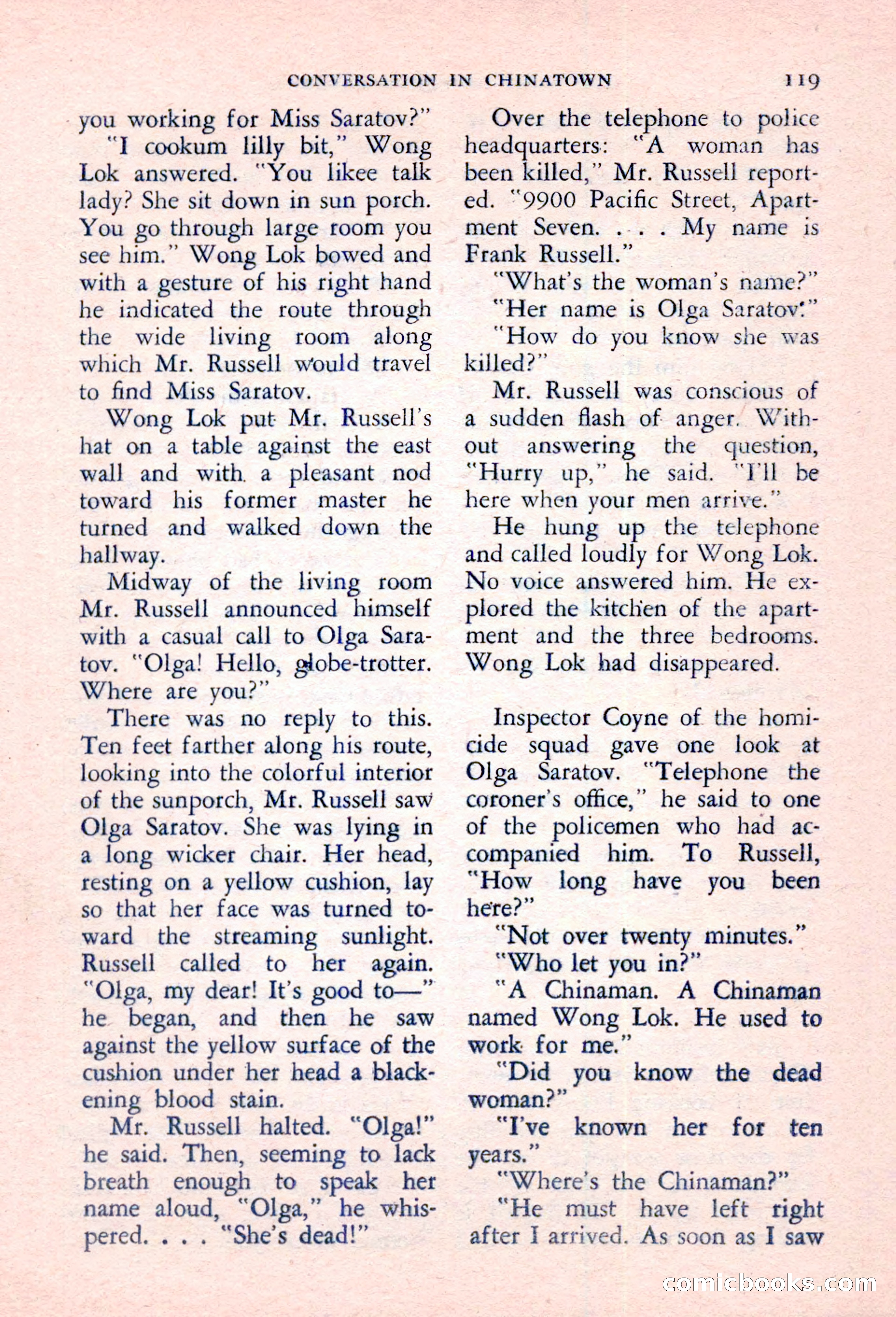 The Saint Detective Magazine, March 1957 — page 121 of 132
