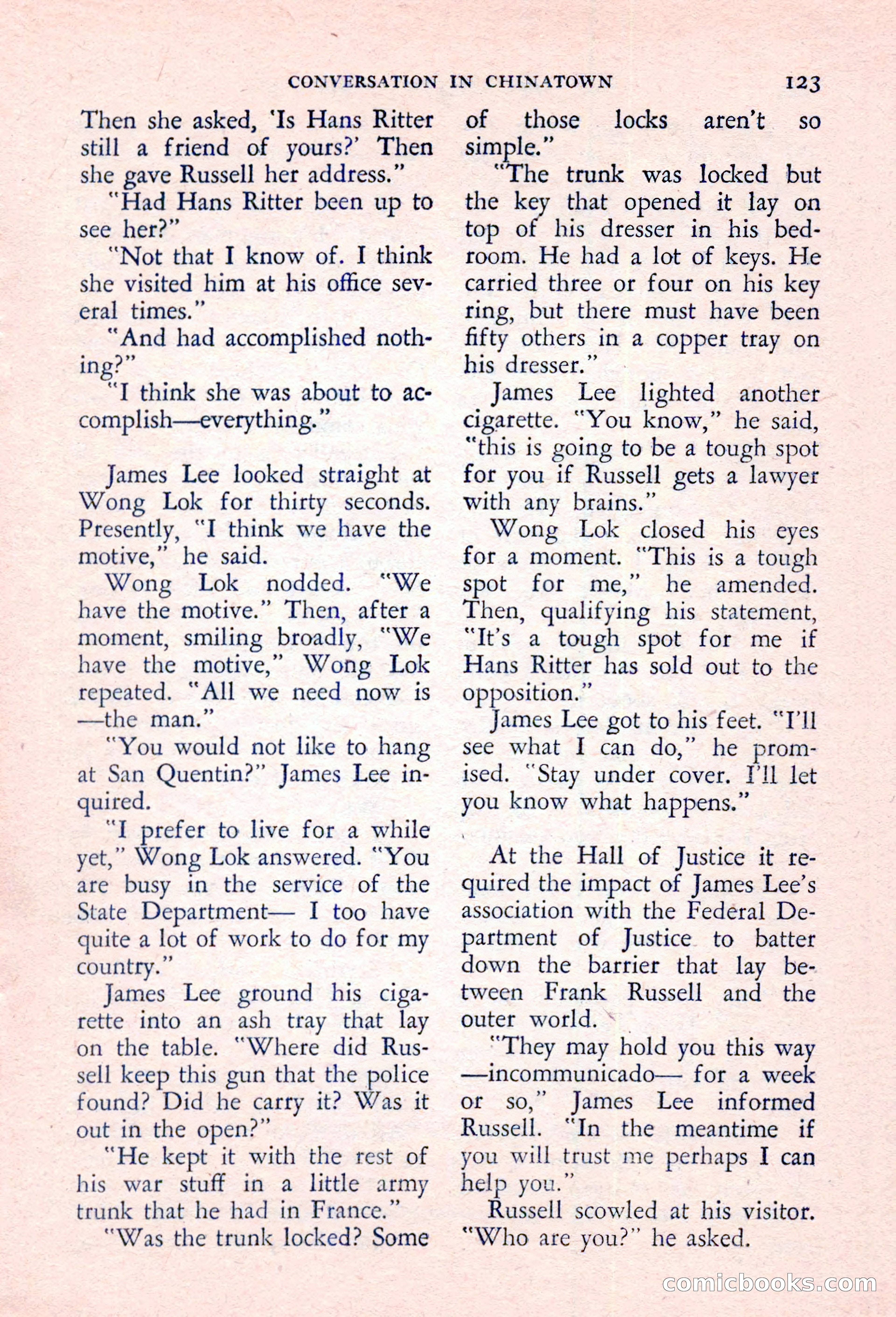 The Saint Detective Magazine, March 1957 — page 125 of 132