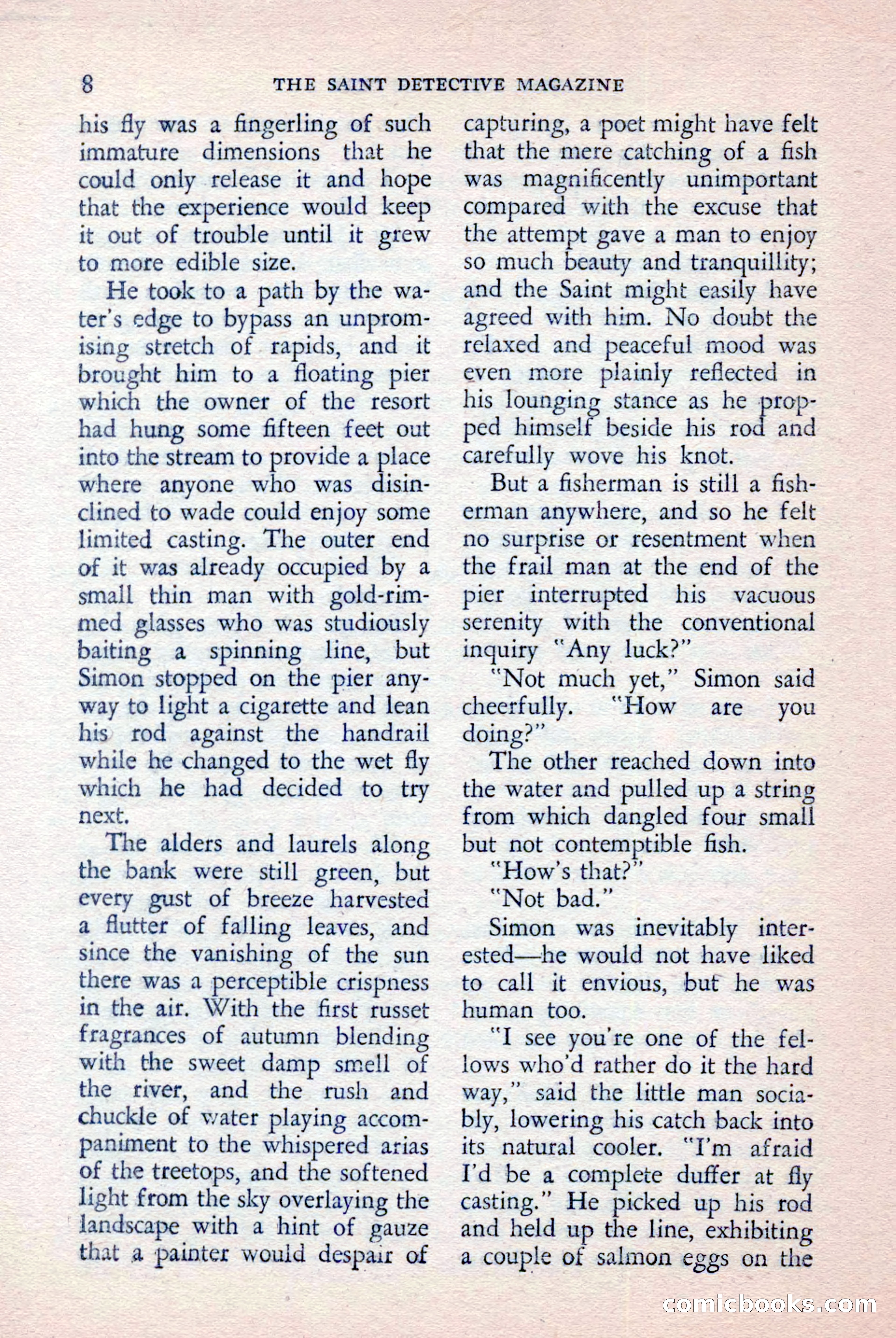 The Saint Detective Magazine, April 1957 — page 10 of 148