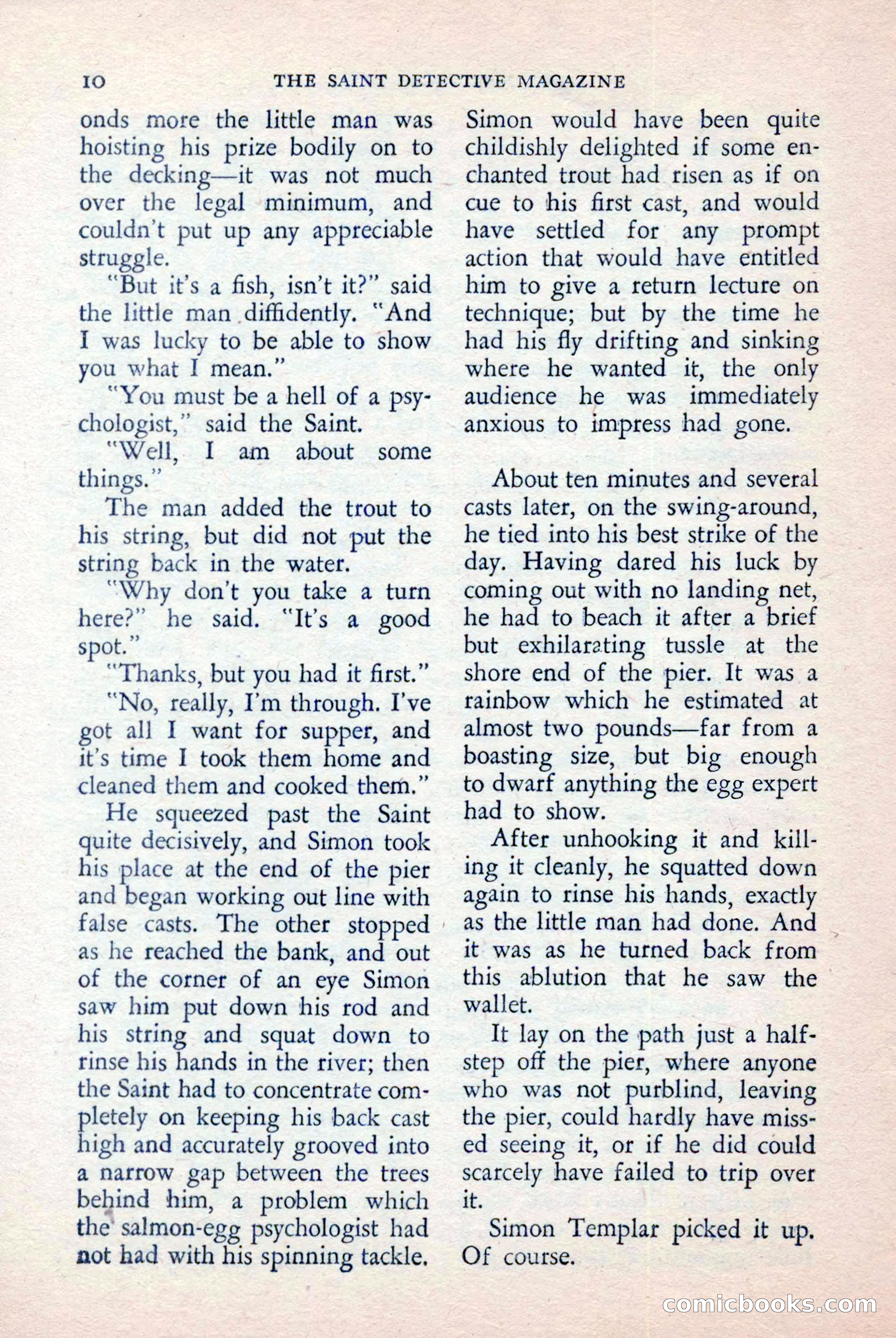 The Saint Detective Magazine, April 1957 — page 12 of 148
