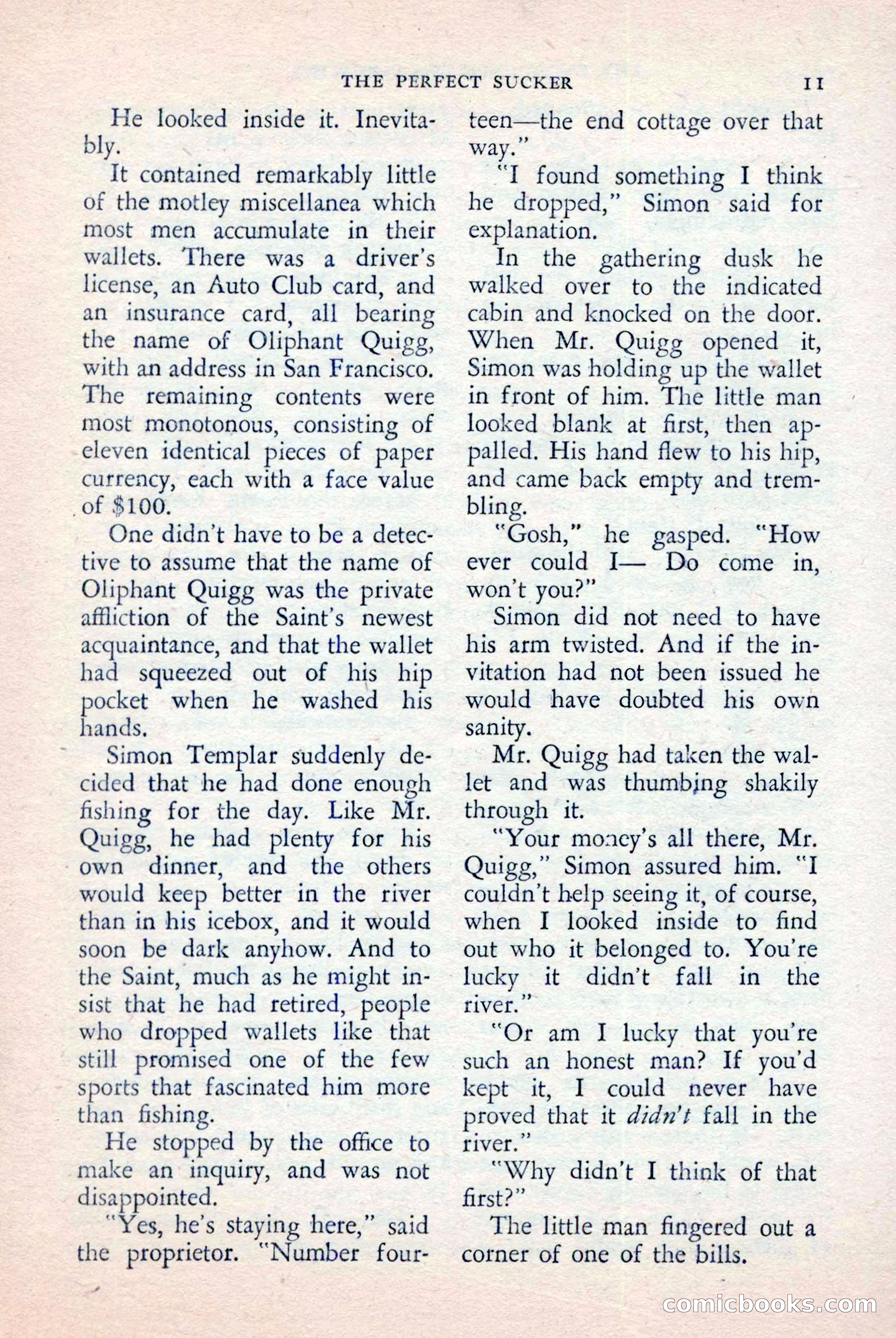The Saint Detective Magazine, April 1957 — page 13 of 148
