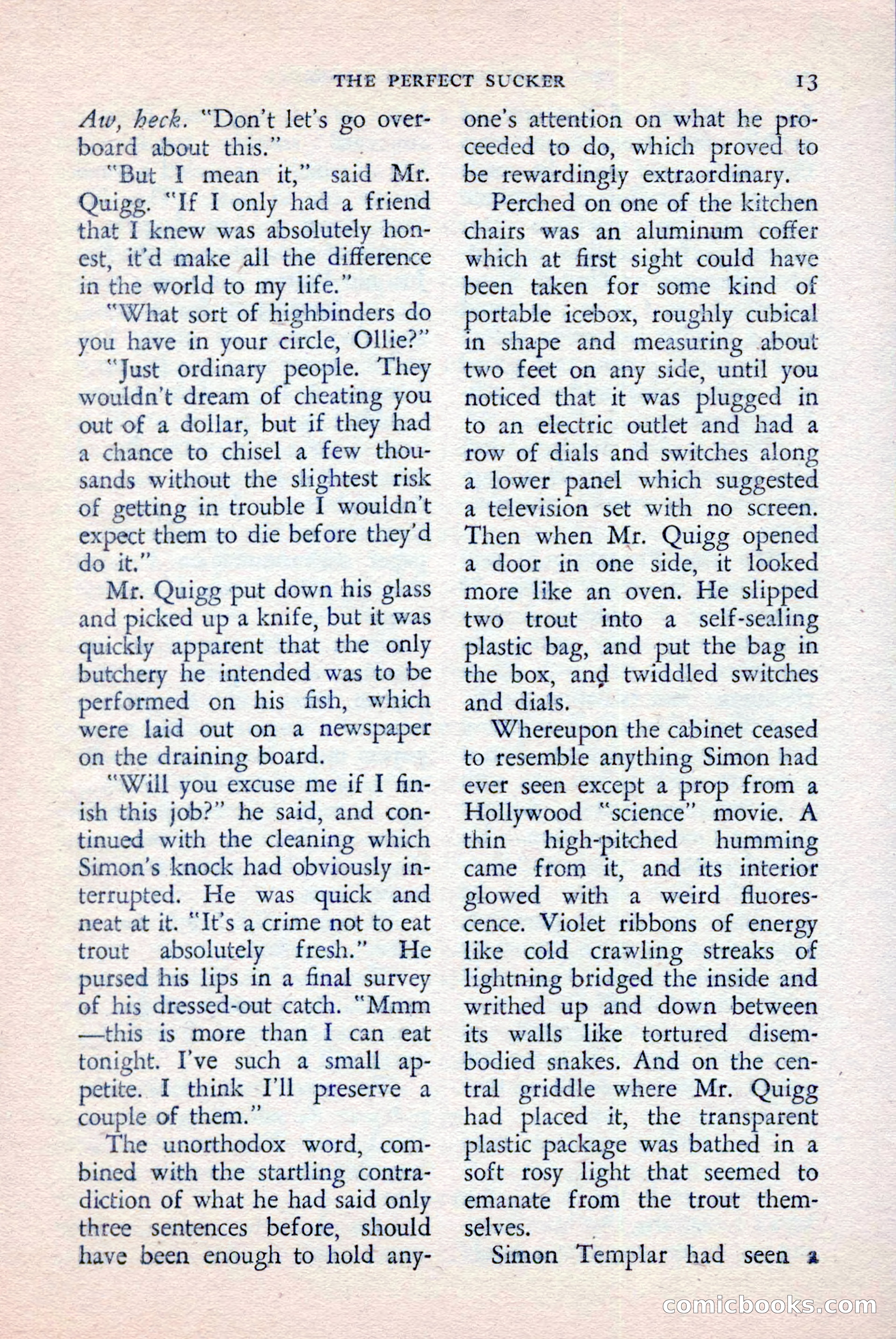 The Saint Detective Magazine, April 1957 — page 15 of 148
