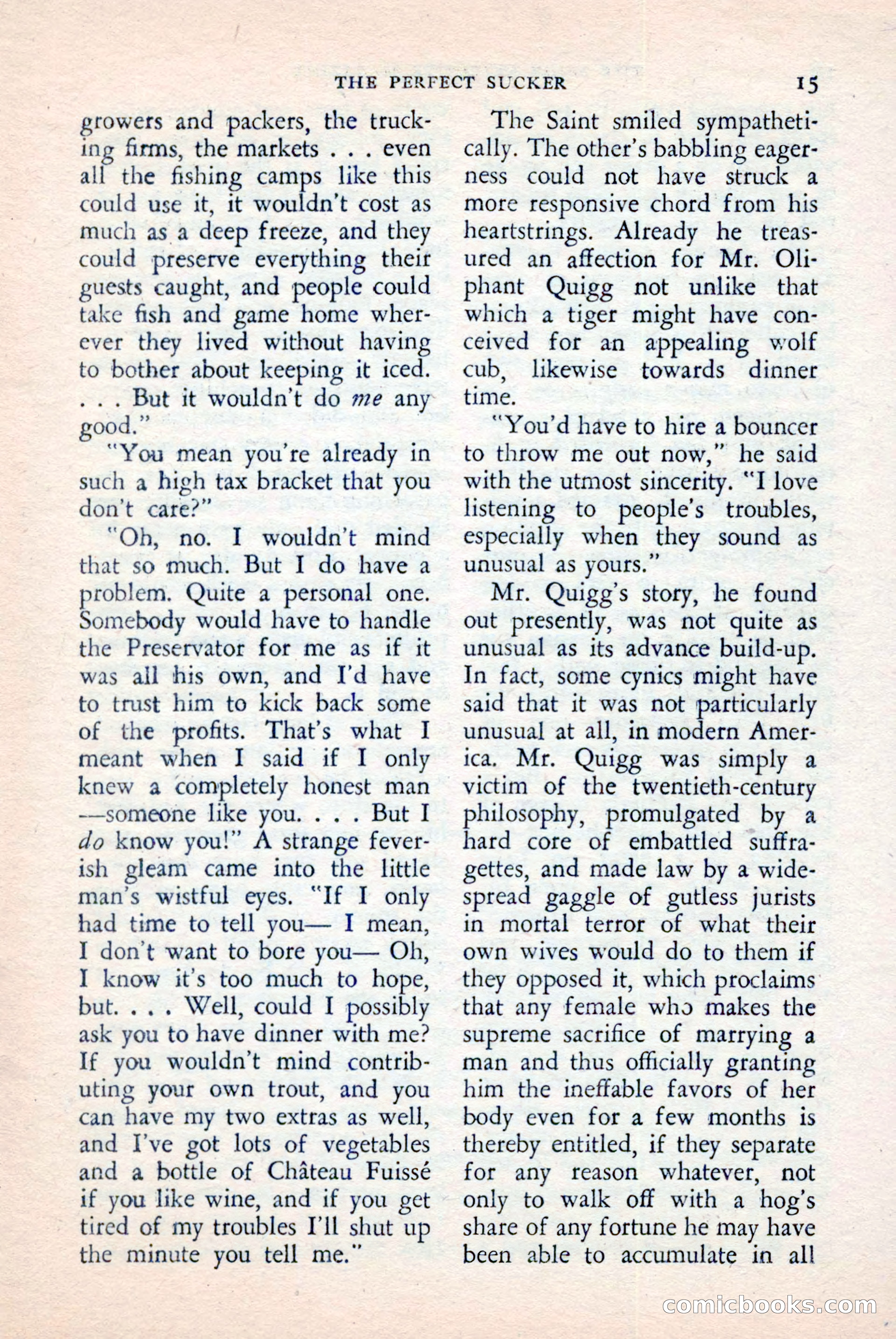 The Saint Detective Magazine, April 1957 — page 17 of 148