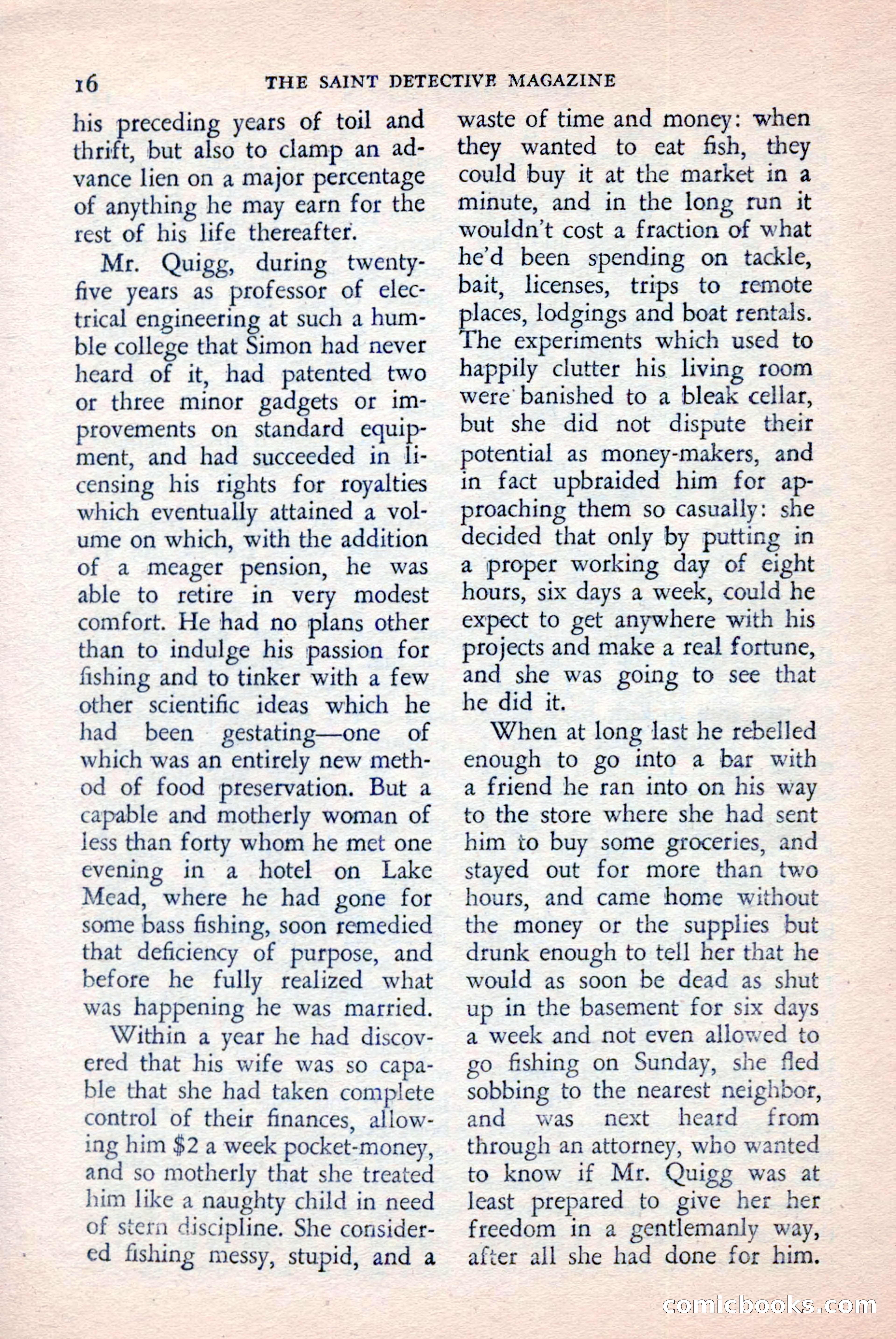 The Saint Detective Magazine, April 1957 — page 18 of 148