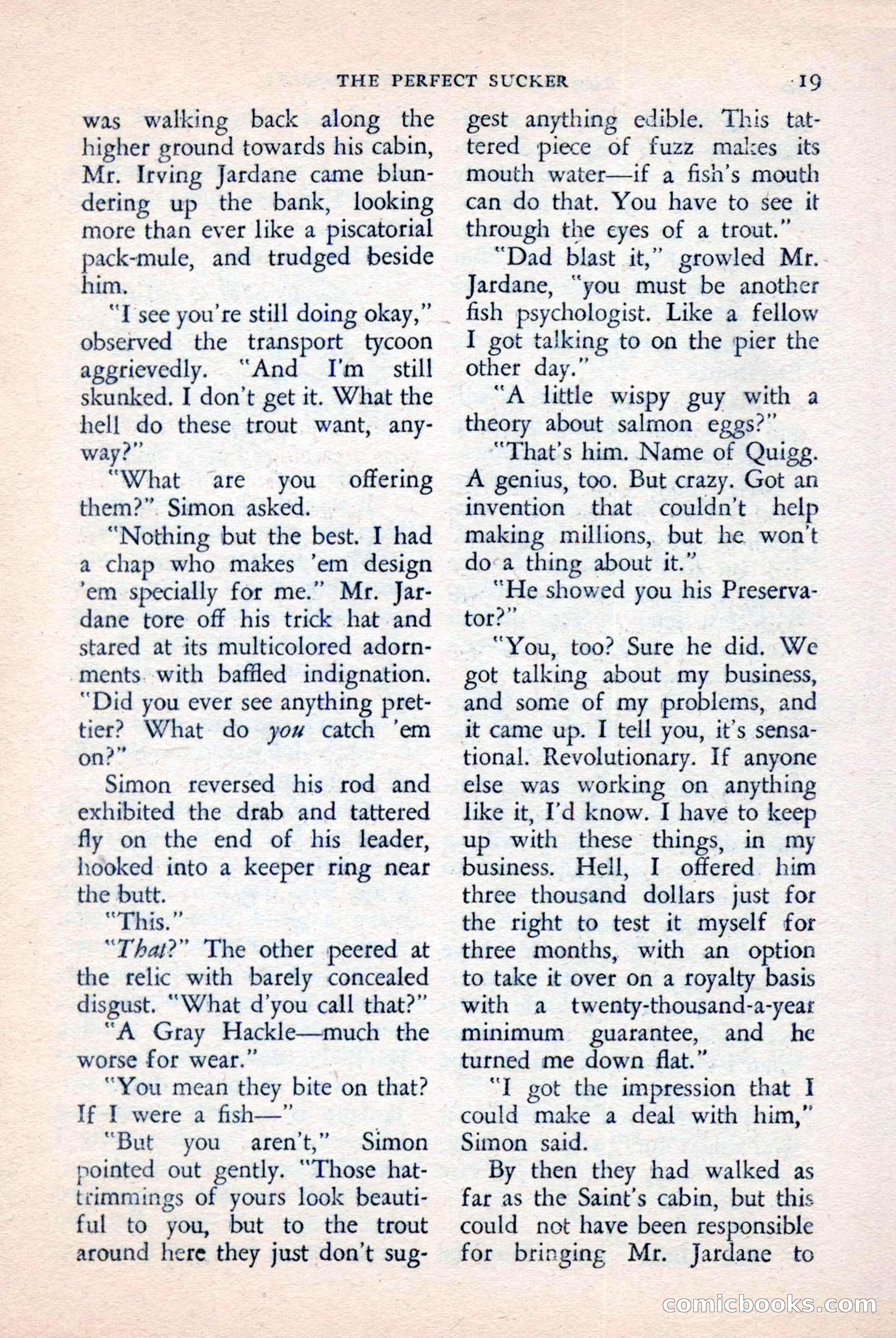 The Saint Detective Magazine, April 1957 — page 21 of 148