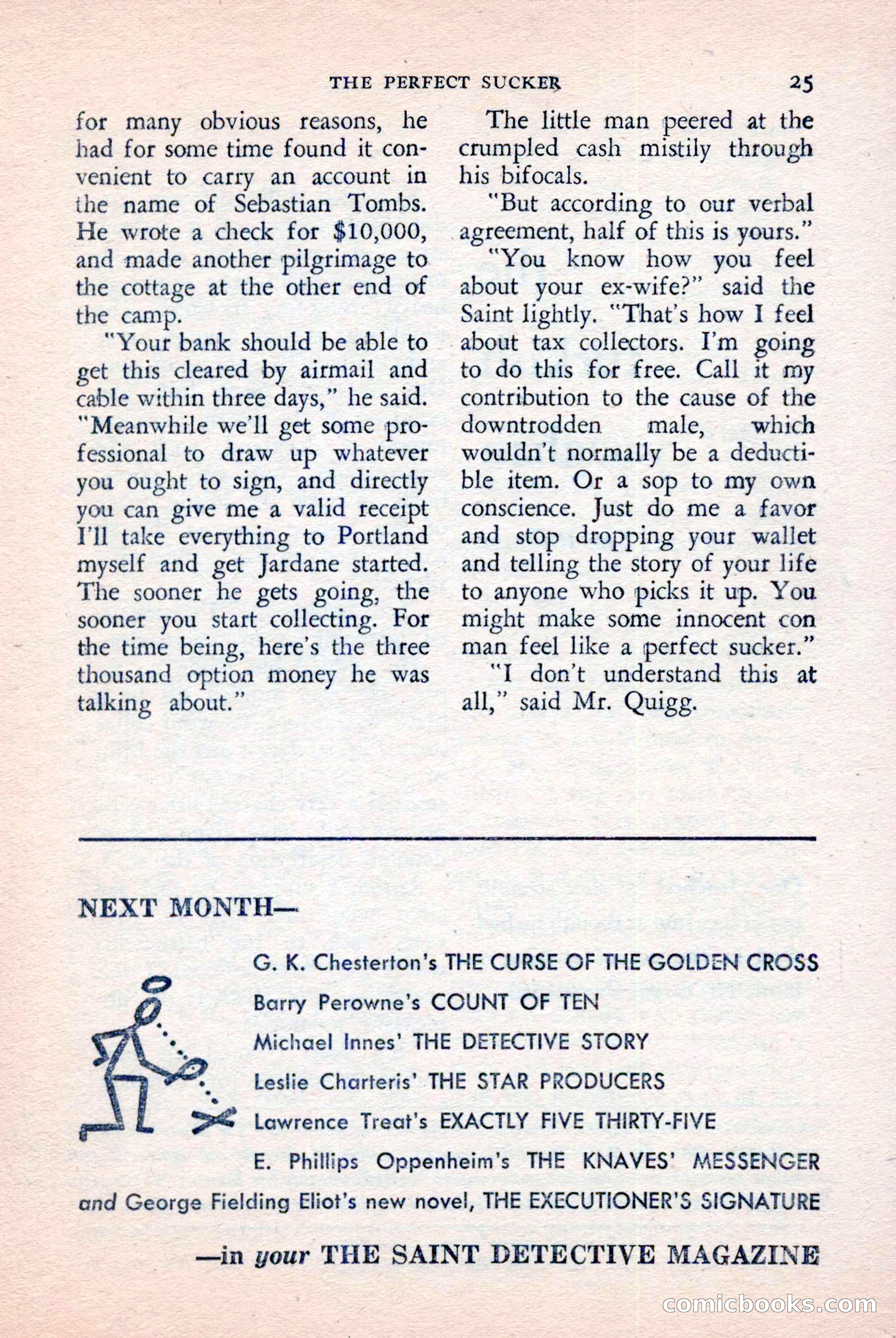 The Saint Detective Magazine, April 1957 — page 27 of 148
