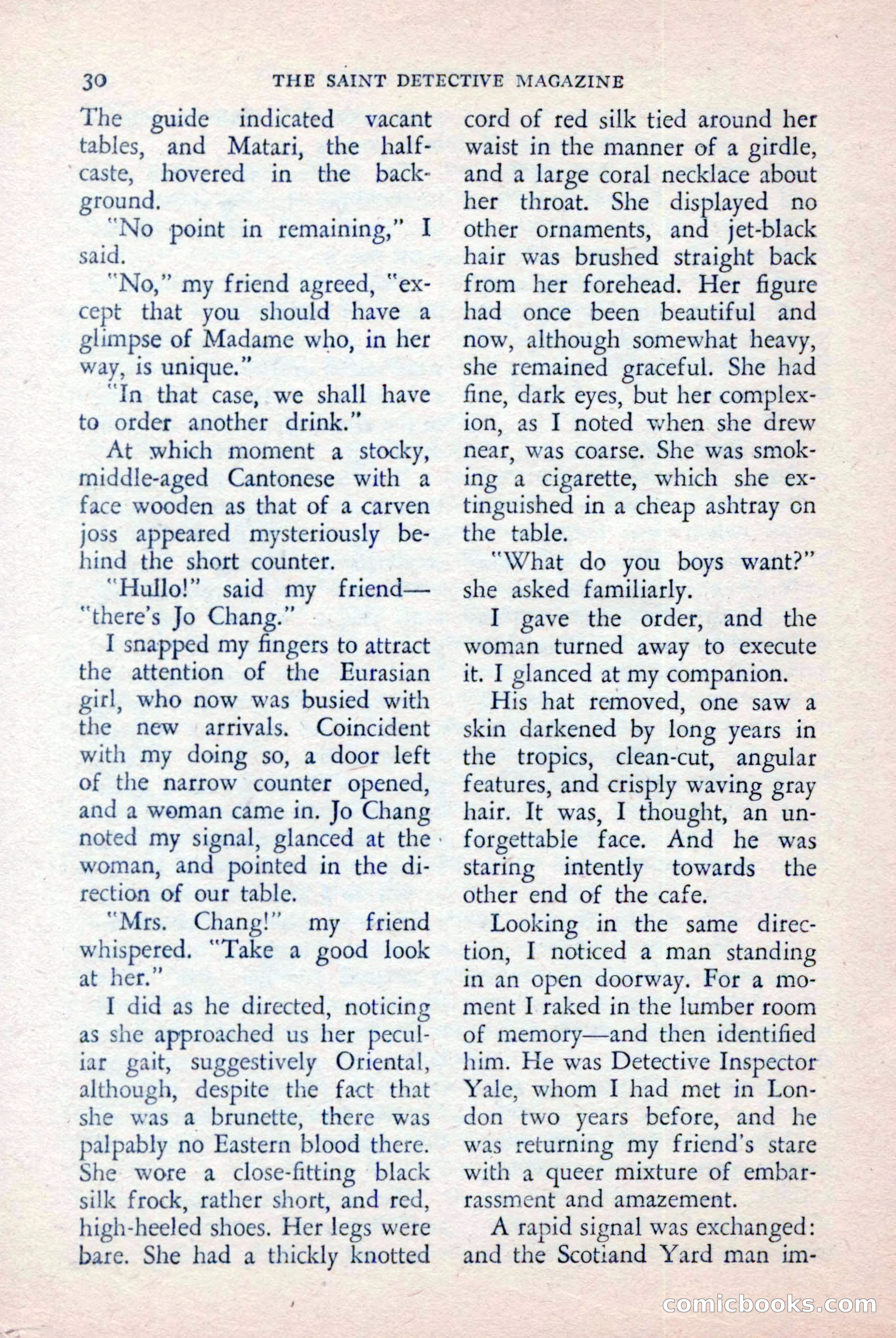 The Saint Detective Magazine, April 1957 — page 32 of 148