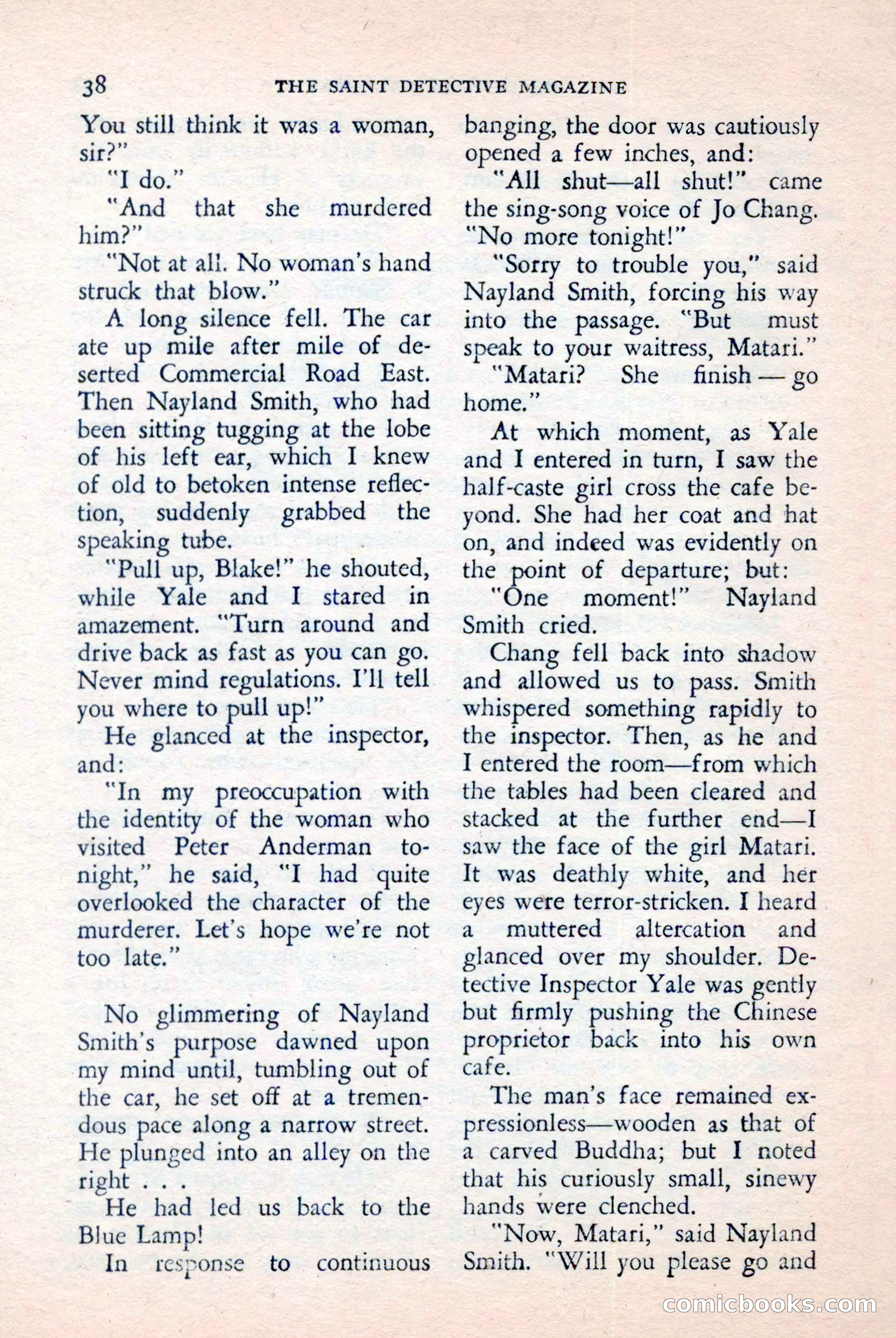 The Saint Detective Magazine, April 1957 — page 40 of 148