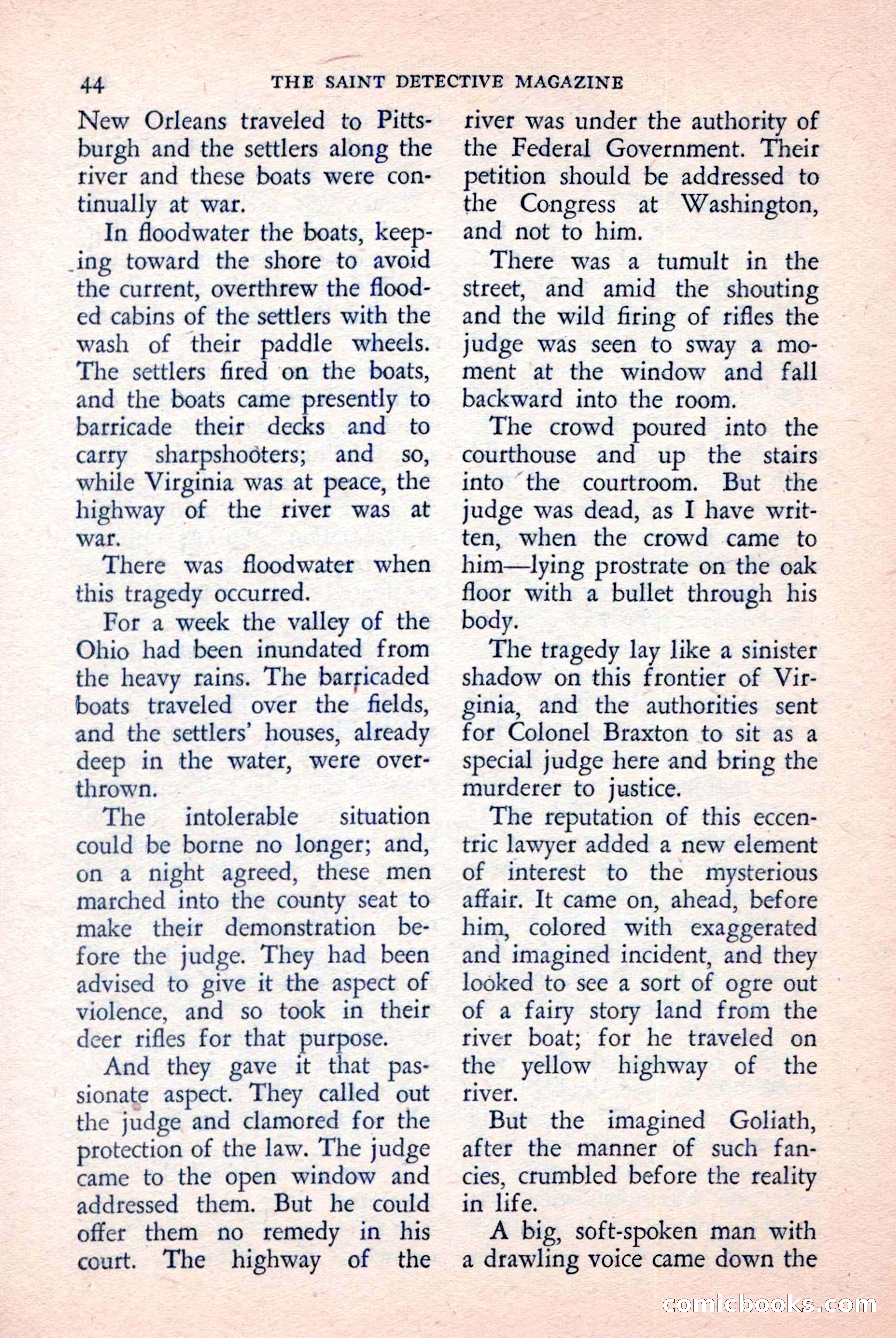 The Saint Detective Magazine, April 1957 — page 46 of 148