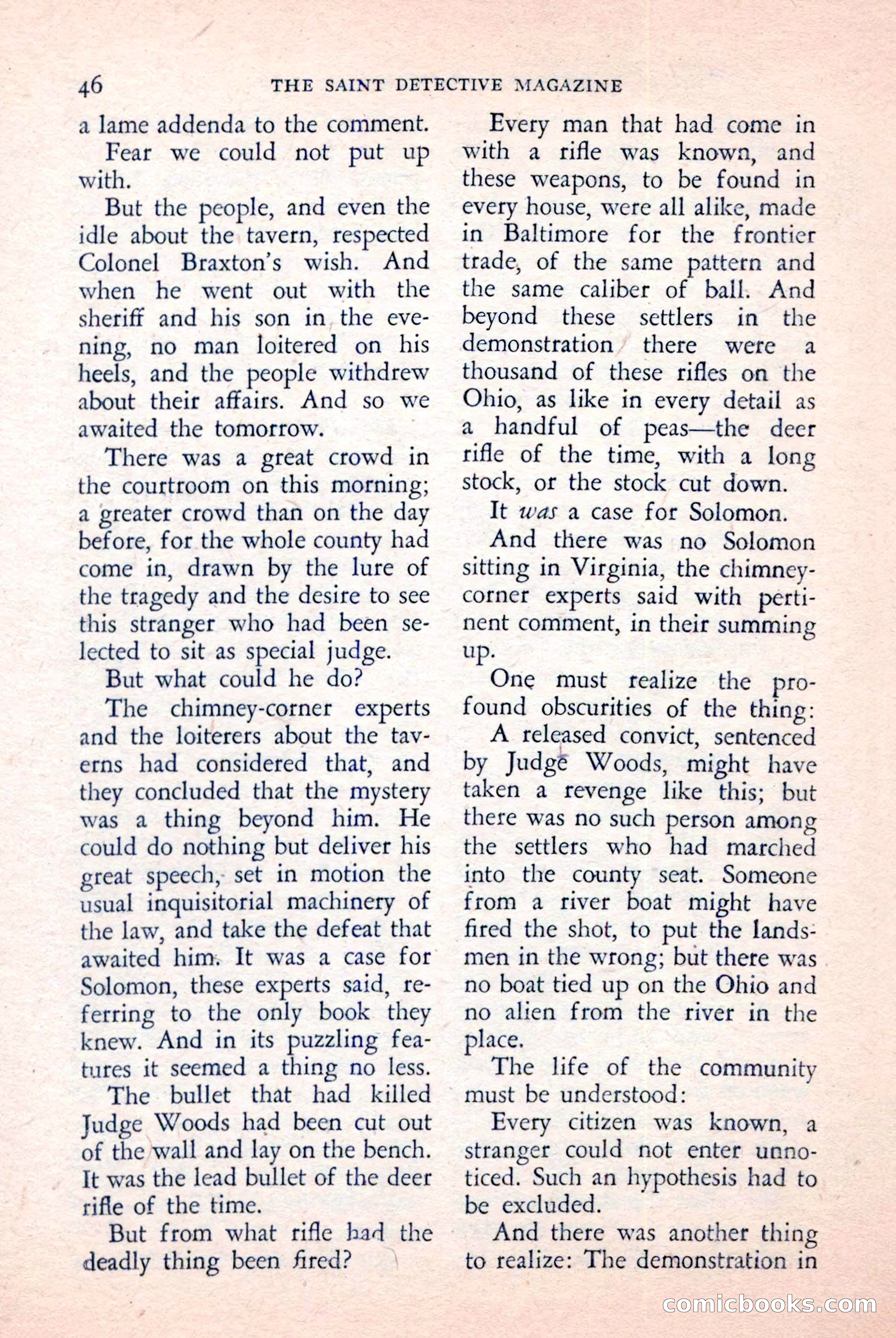 The Saint Detective Magazine, April 1957 — page 48 of 148