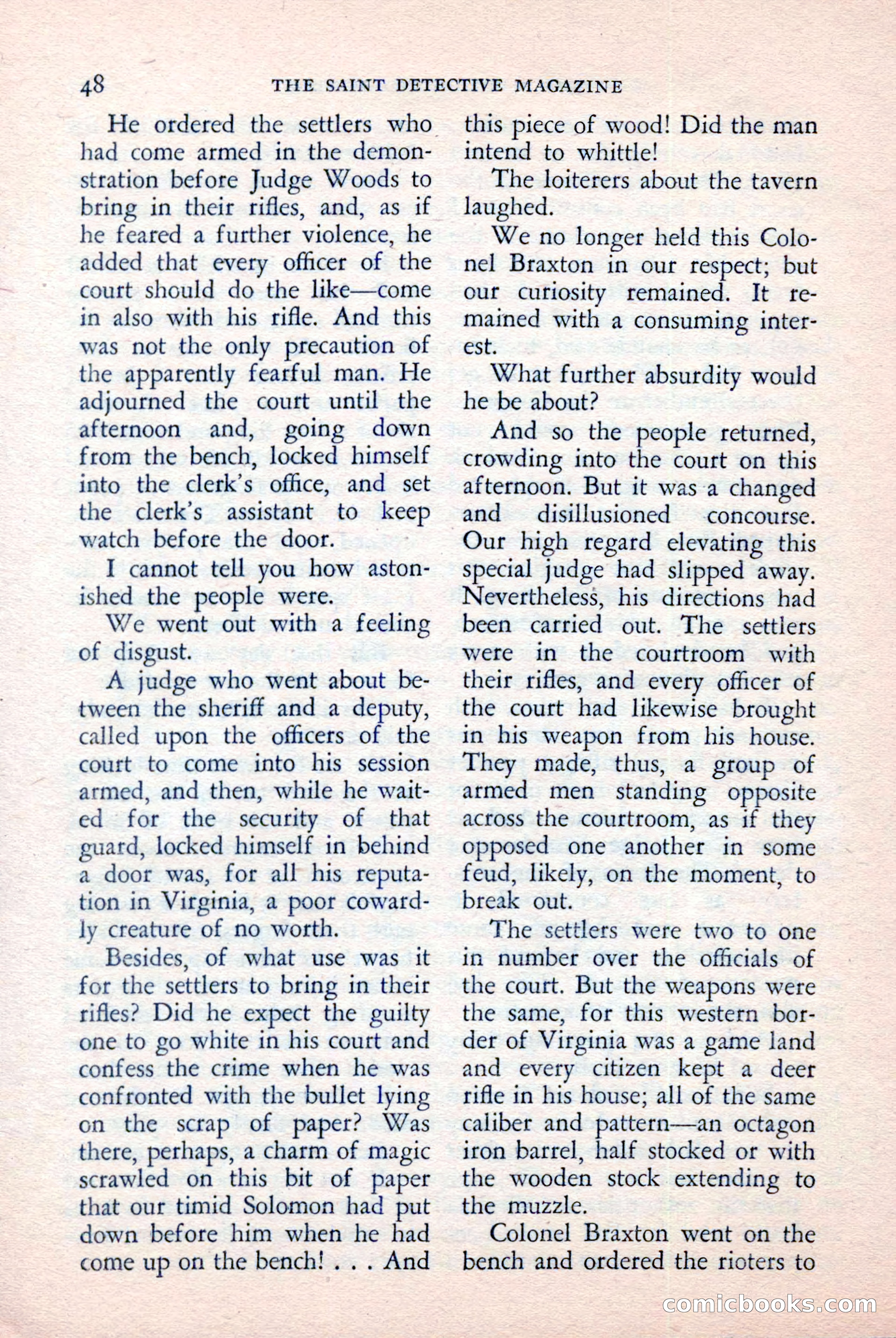 The Saint Detective Magazine, April 1957 — page 50 of 148