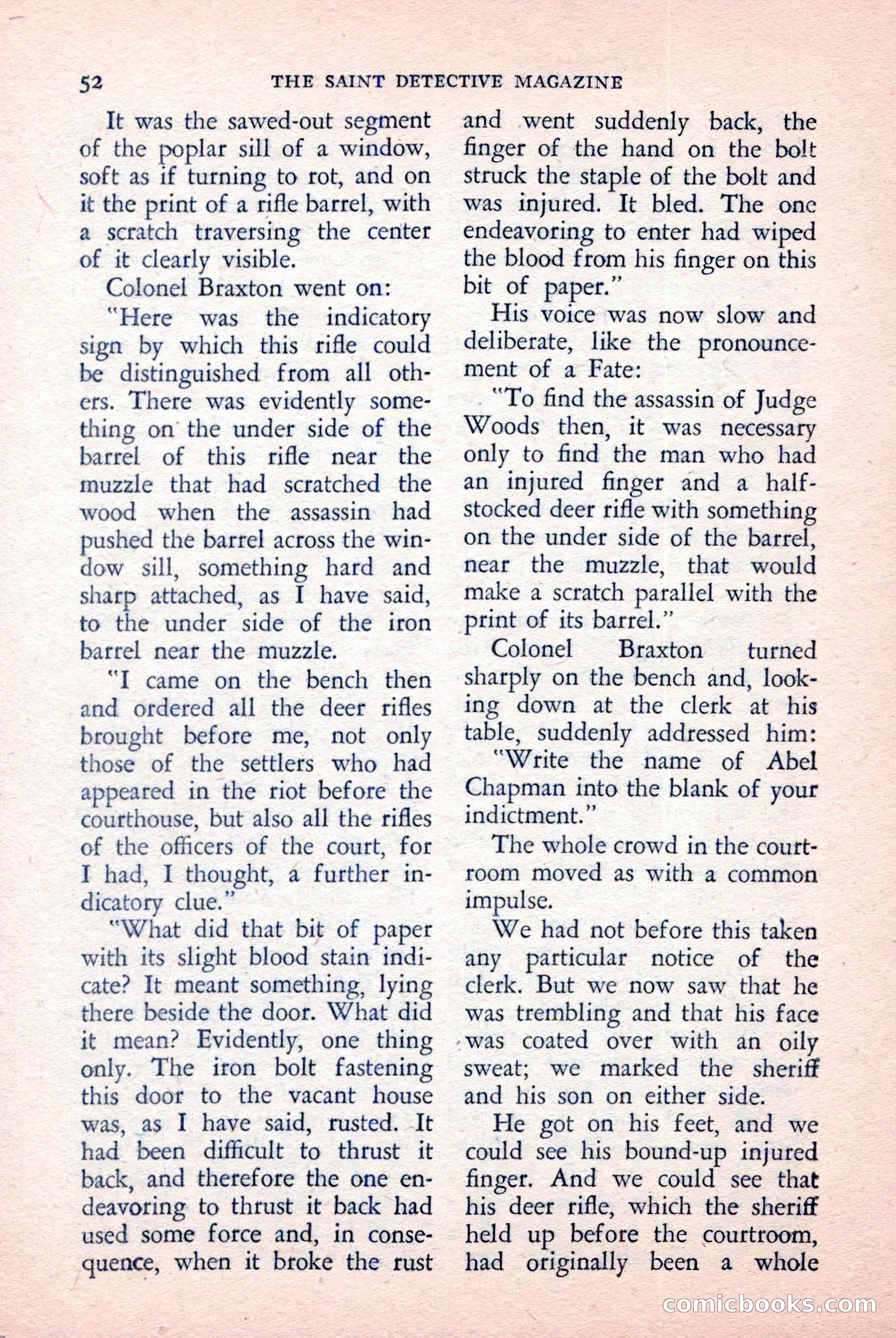 The Saint Detective Magazine, April 1957 — page 54 of 148