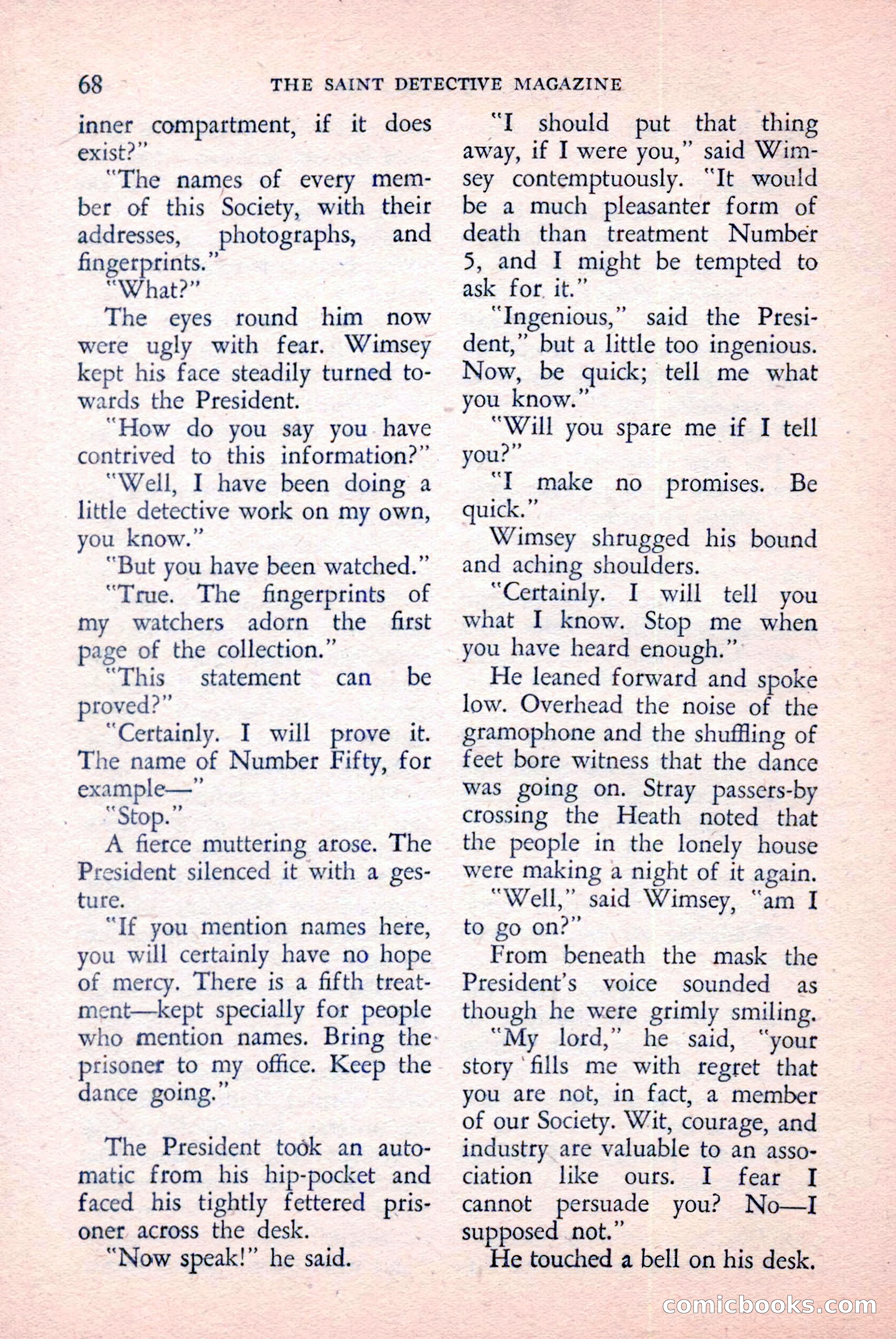 The Saint Detective Magazine, April 1957 — page 70 of 148