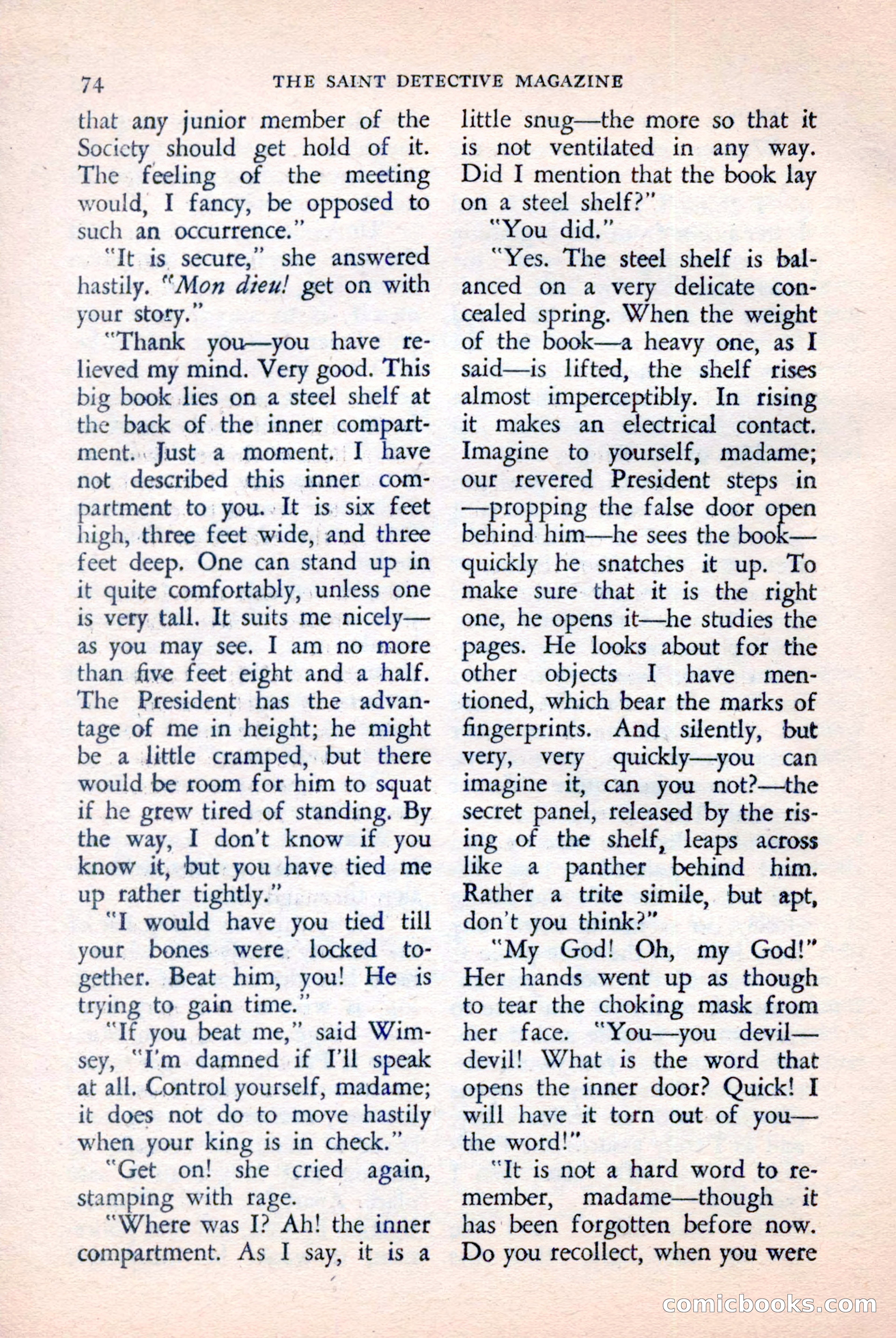 The Saint Detective Magazine, April 1957 — page 76 of 148