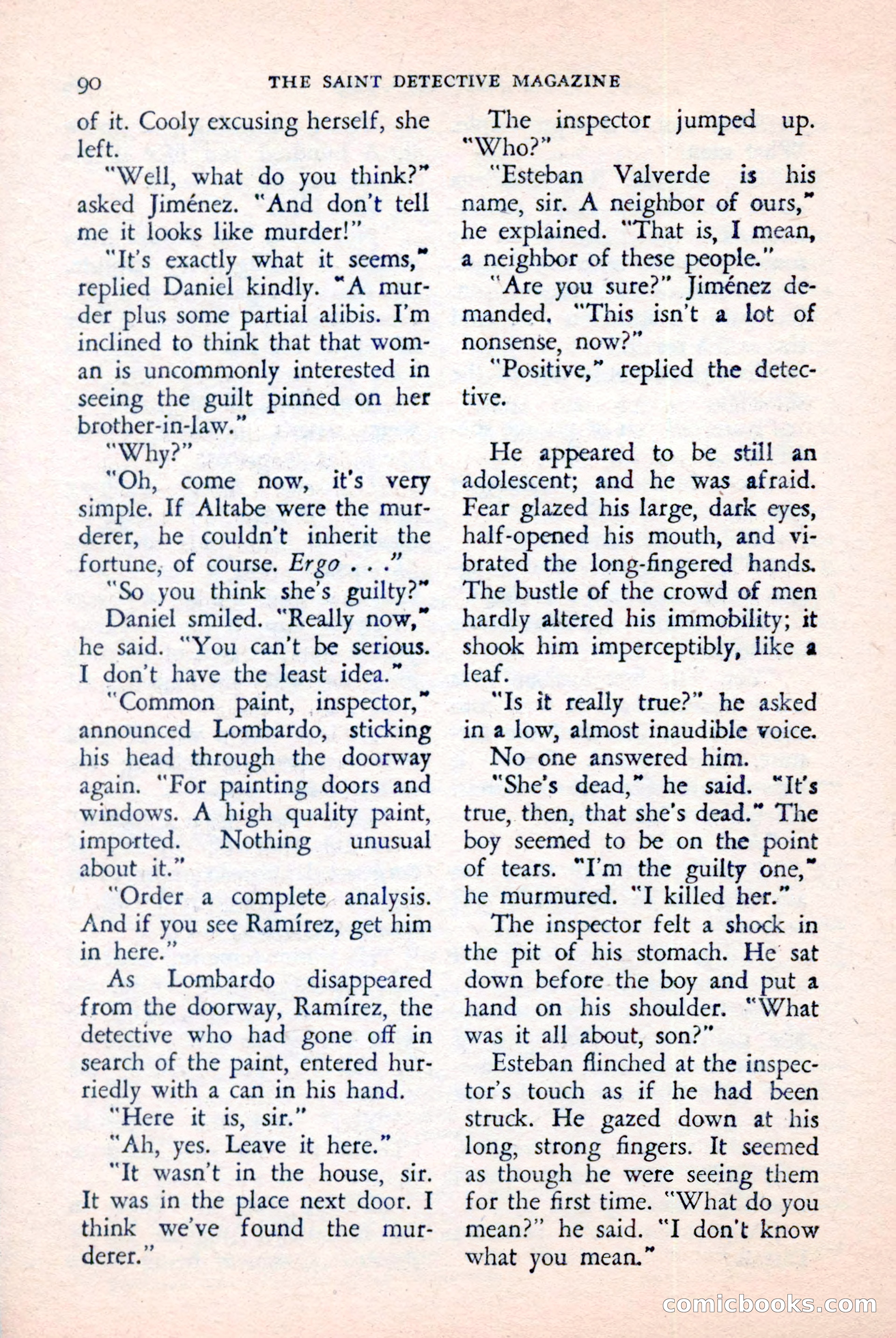 The Saint Detective Magazine, April 1957 — page 92 of 148