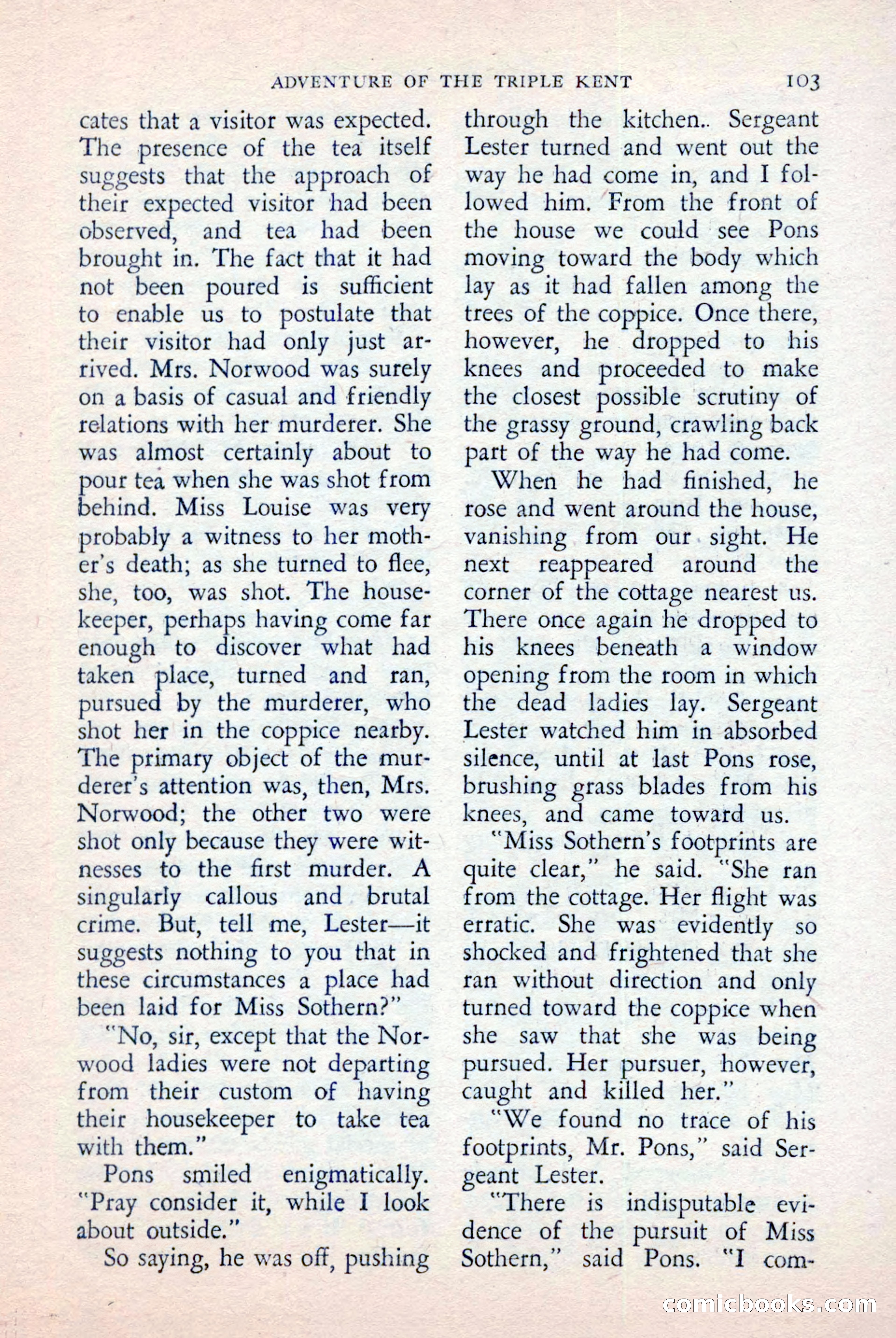 The Saint Detective Magazine, April 1957 — page 105 of 148
