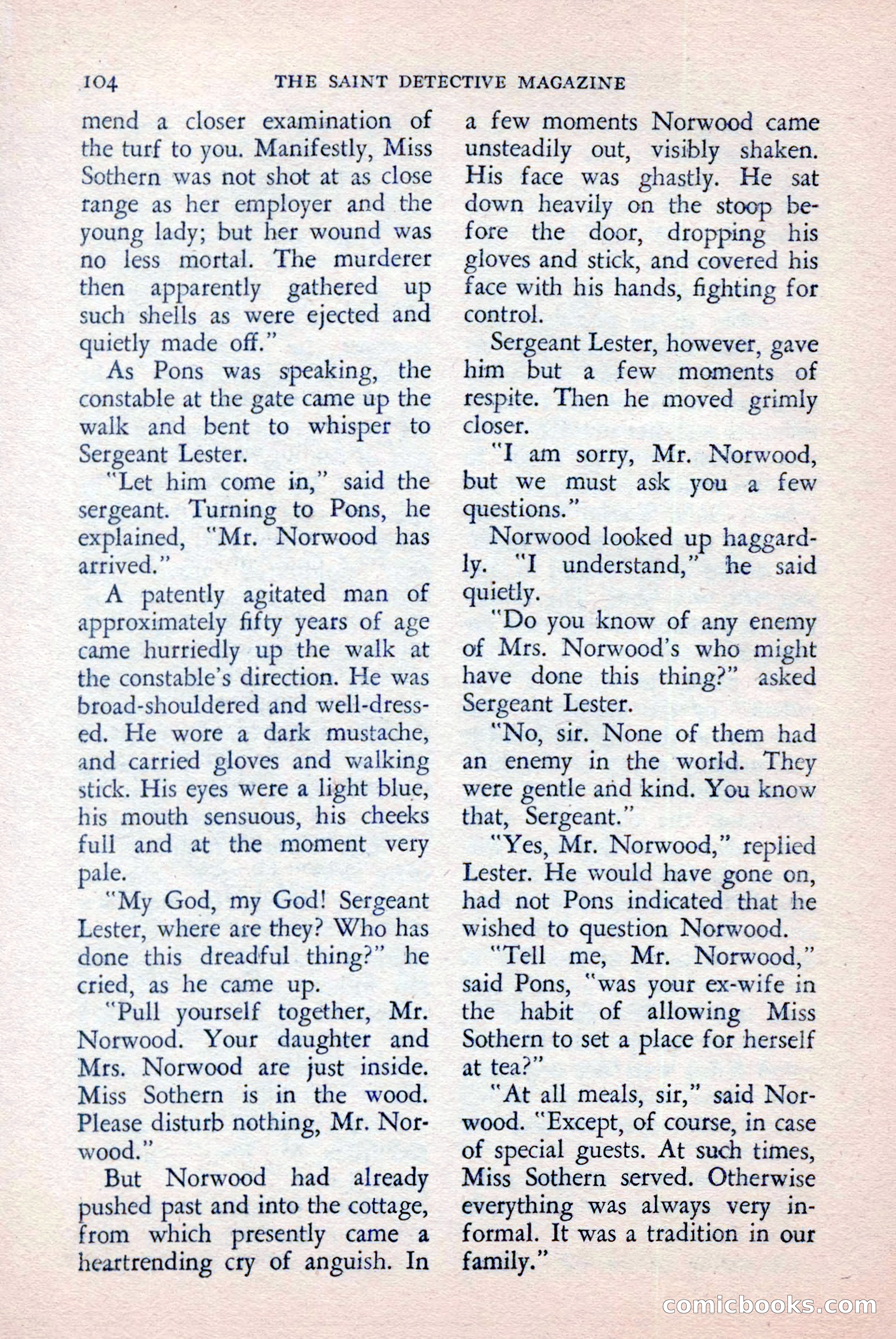 The Saint Detective Magazine, April 1957 — page 106 of 148