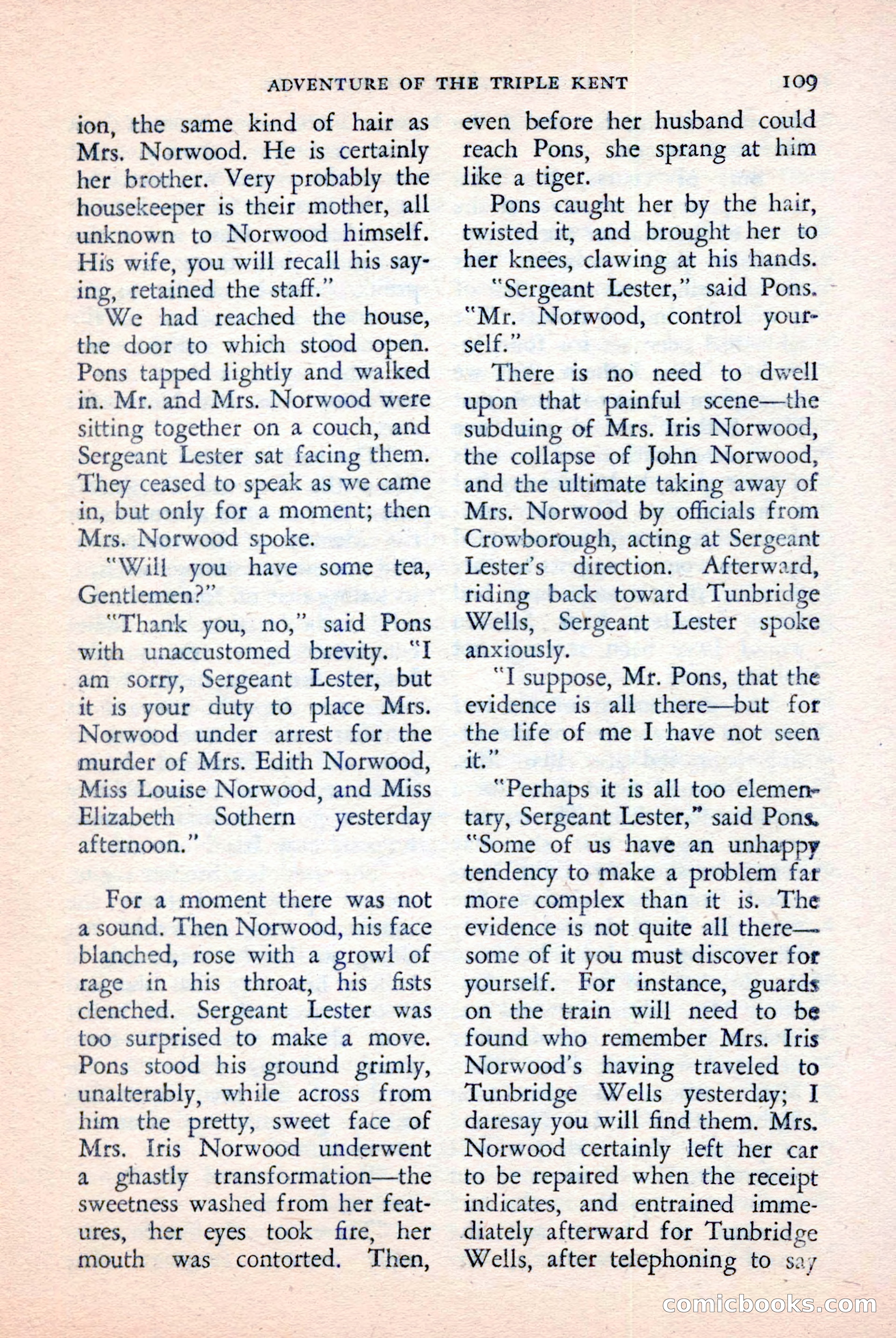 The Saint Detective Magazine, April 1957 — page 111 of 148