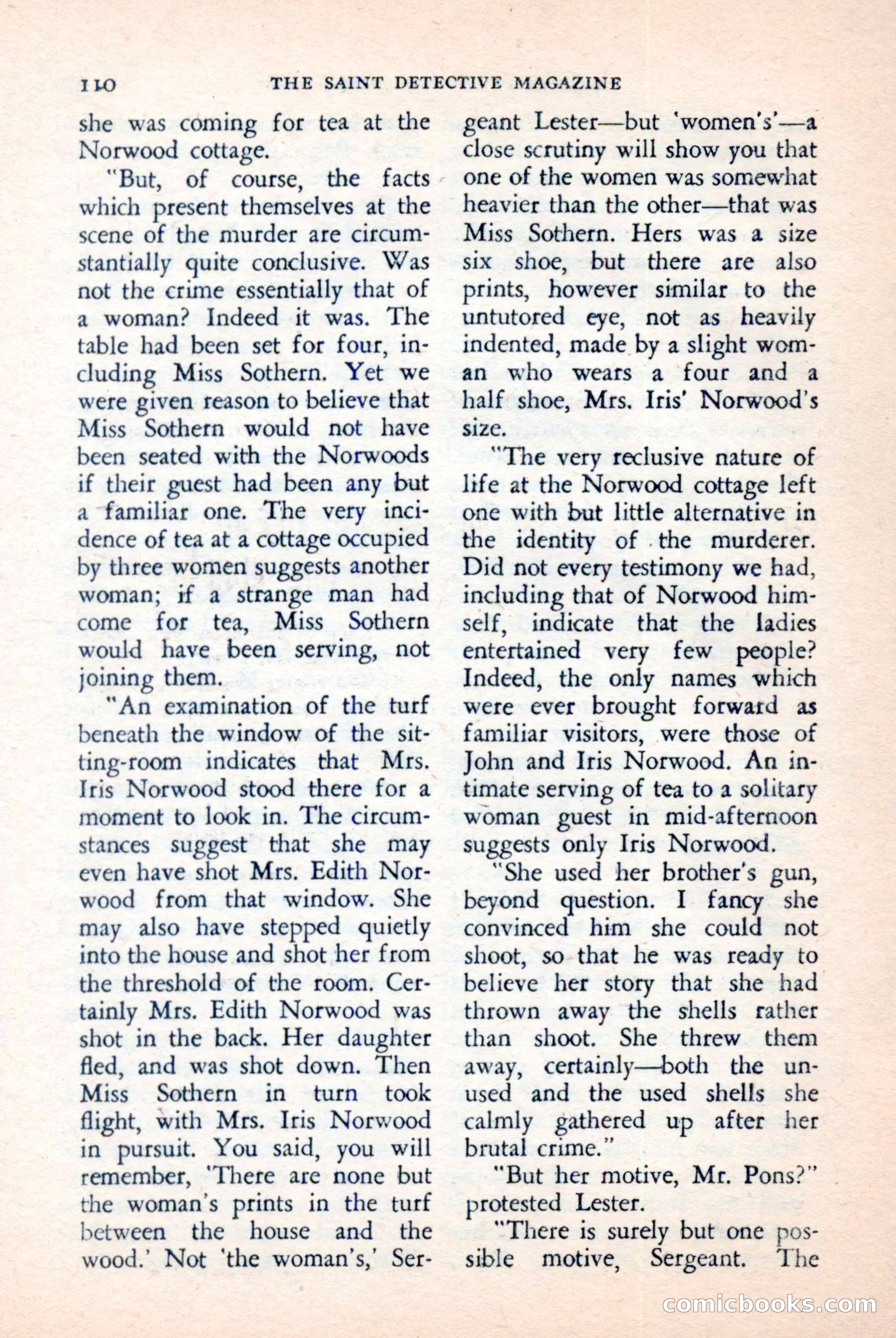 The Saint Detective Magazine, April 1957 — page 112 of 148