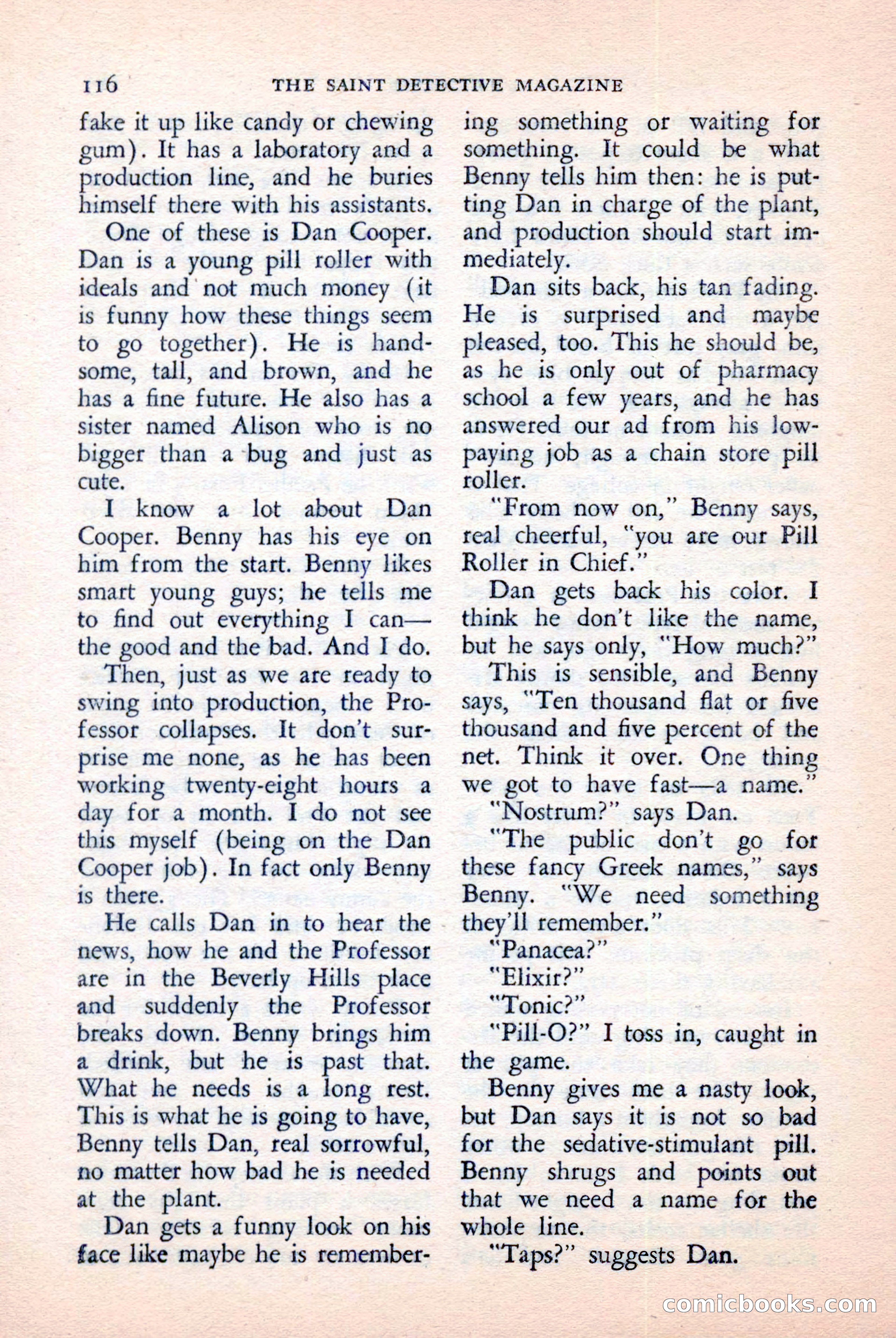 The Saint Detective Magazine, April 1957 — page 118 of 148