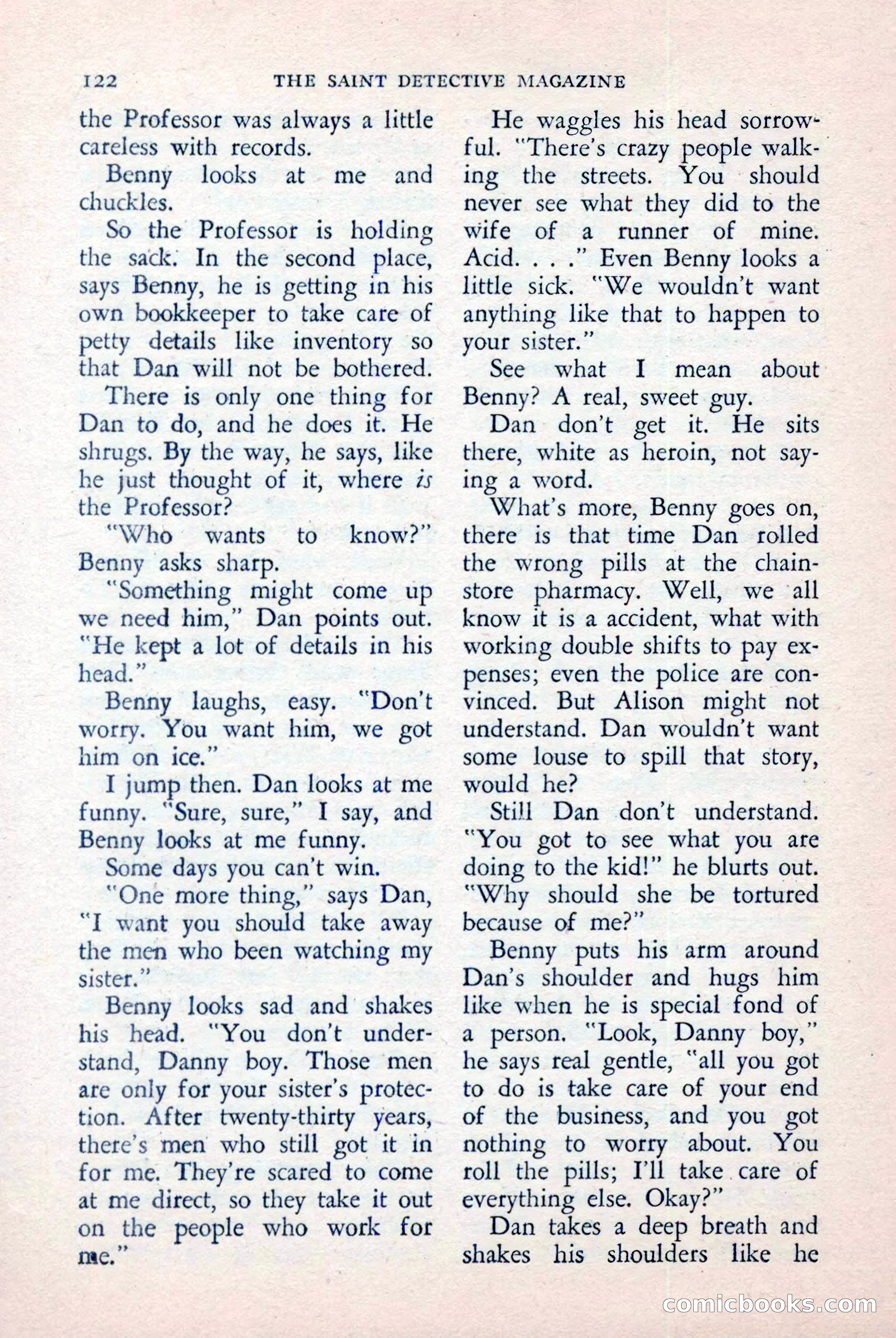 The Saint Detective Magazine, April 1957 — page 124 of 148