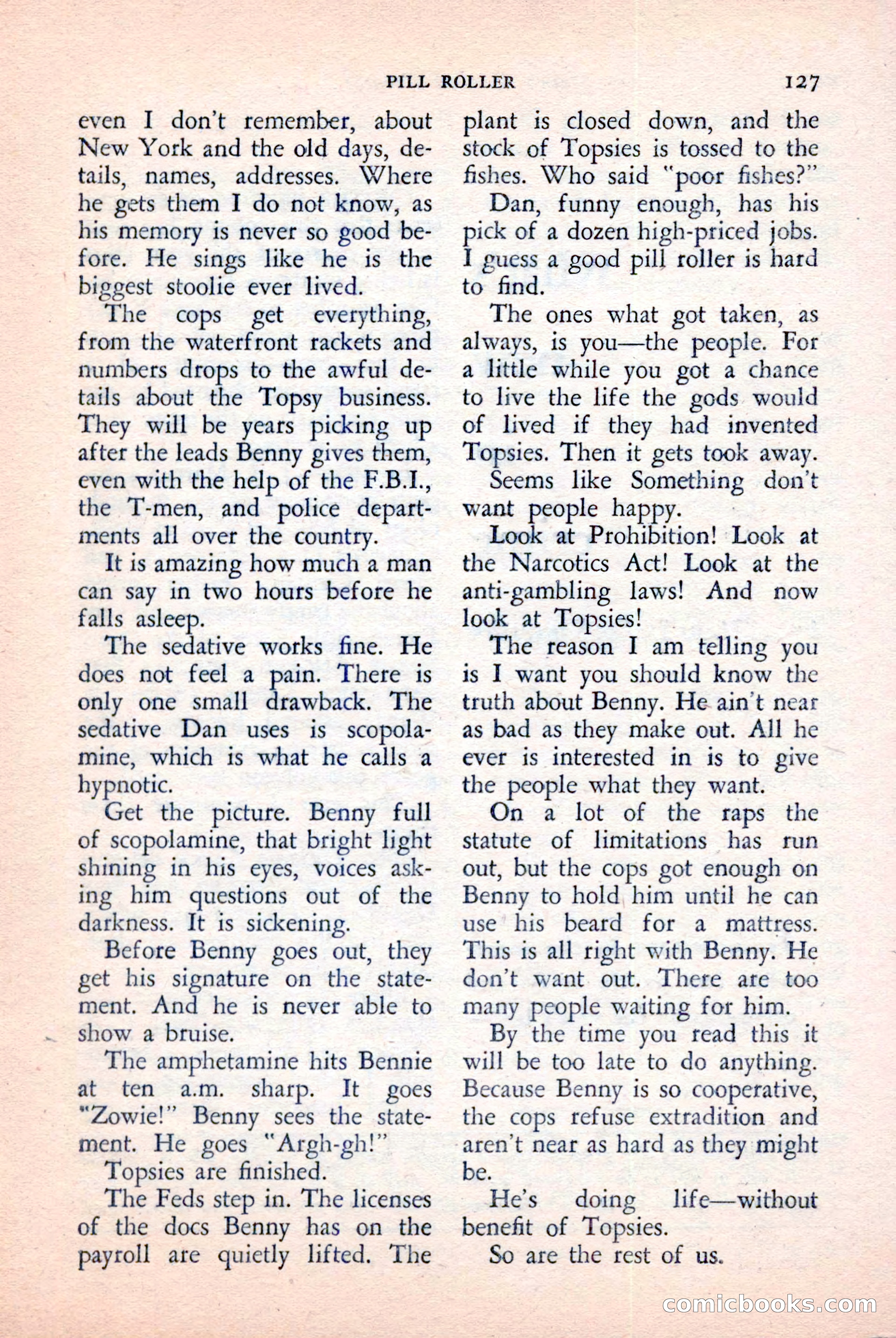 The Saint Detective Magazine, April 1957 — page 129 of 148