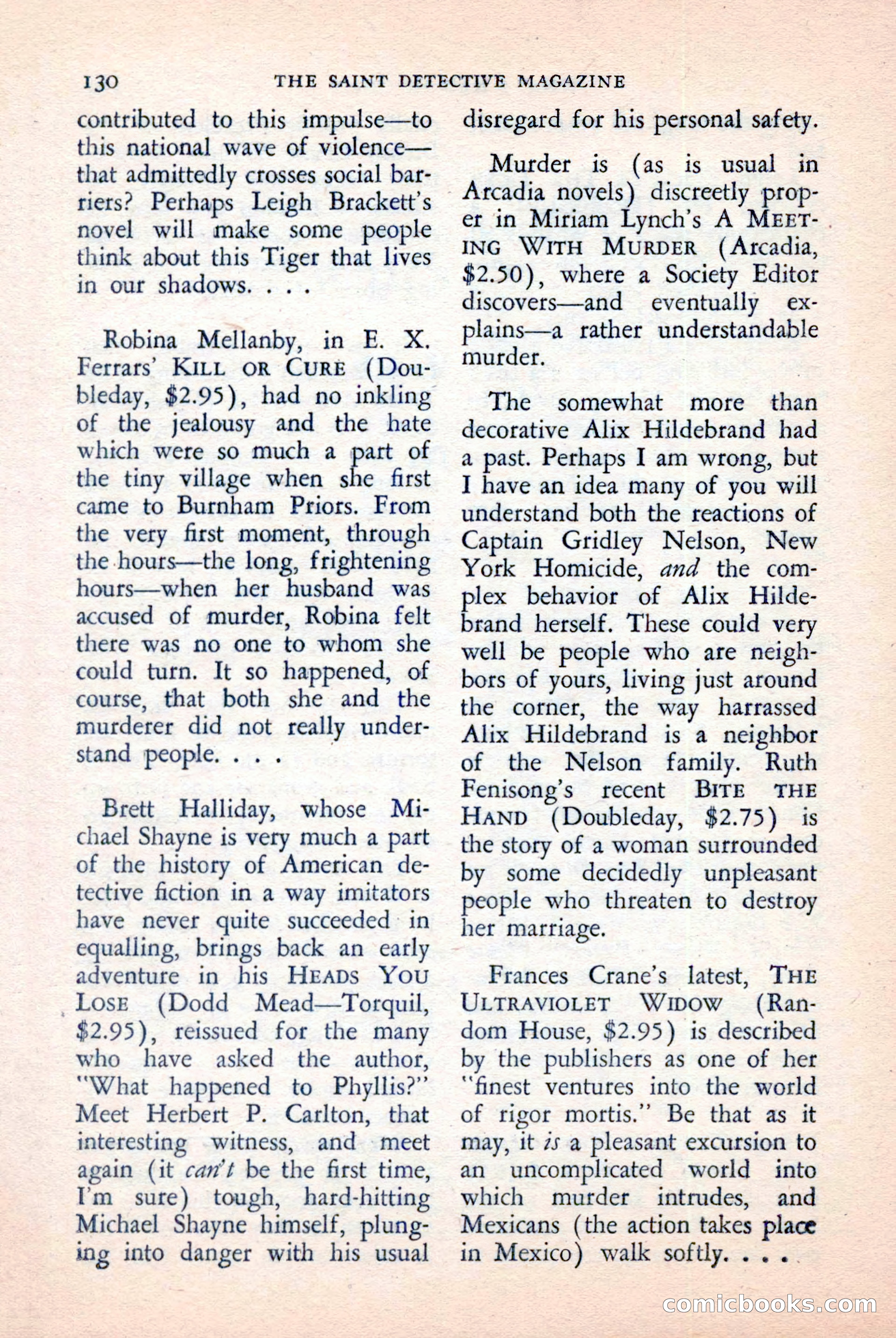 The Saint Detective Magazine, April 1957 — page 132 of 148