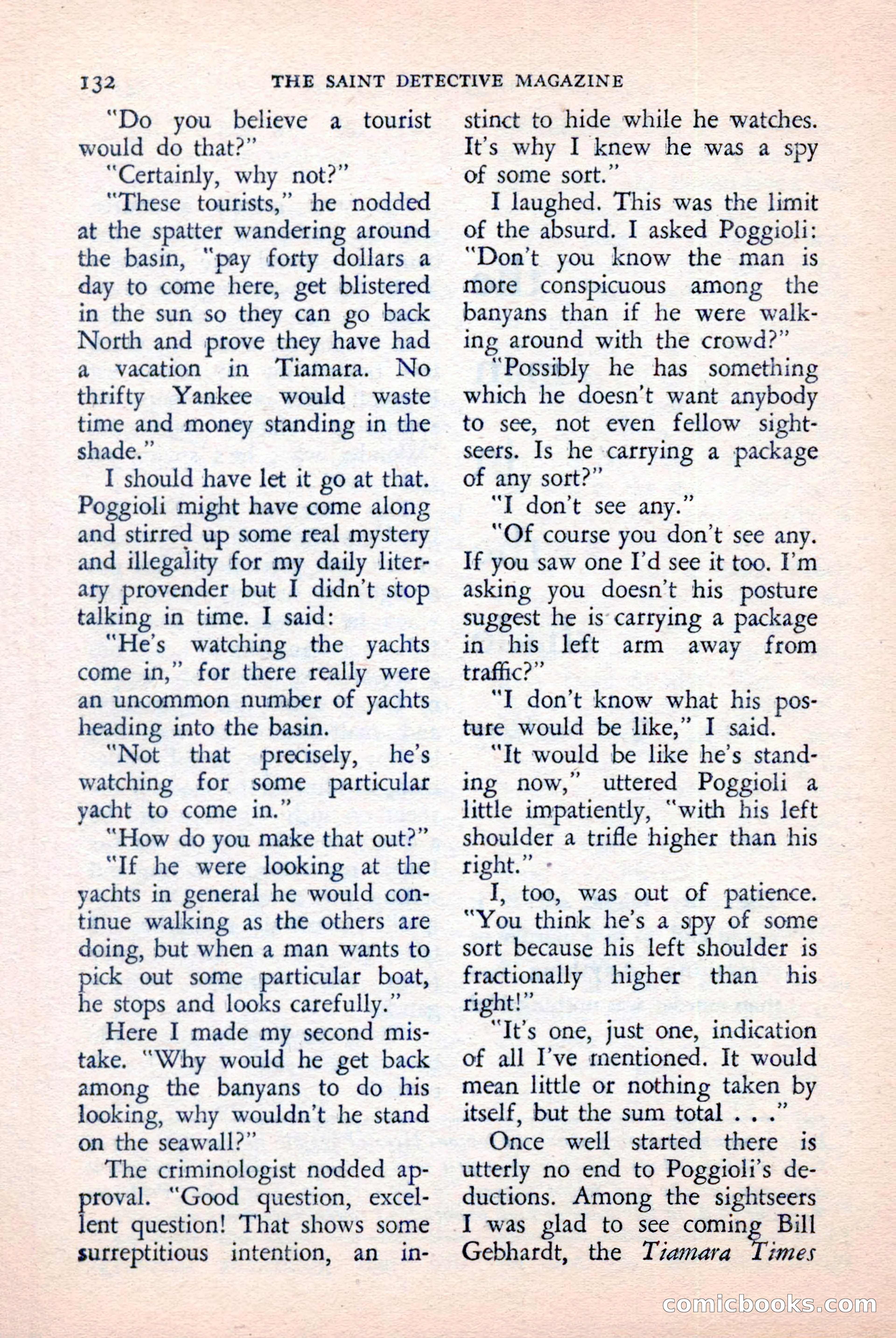 The Saint Detective Magazine, April 1957 — page 134 of 148