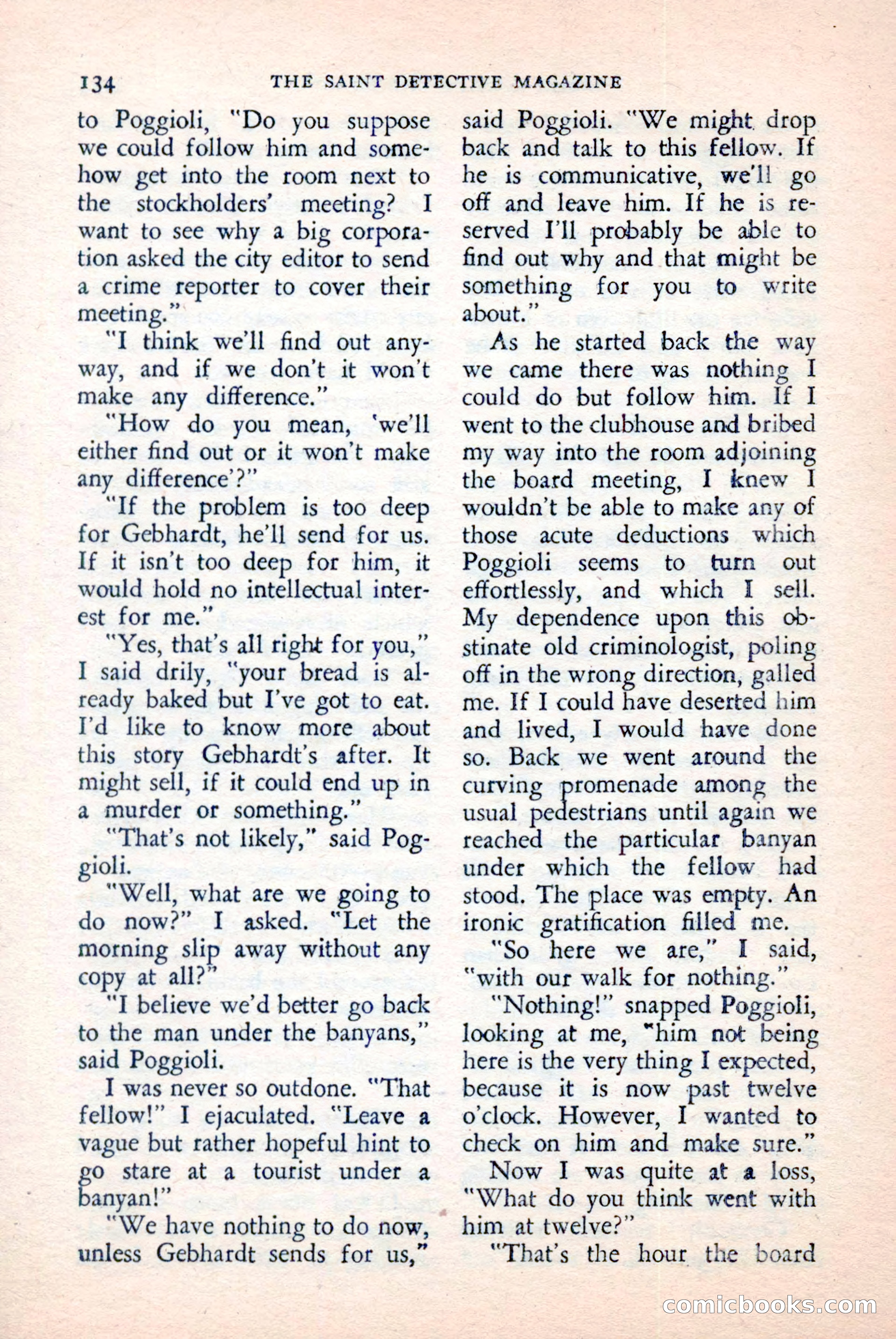 The Saint Detective Magazine, April 1957 — page 136 of 148